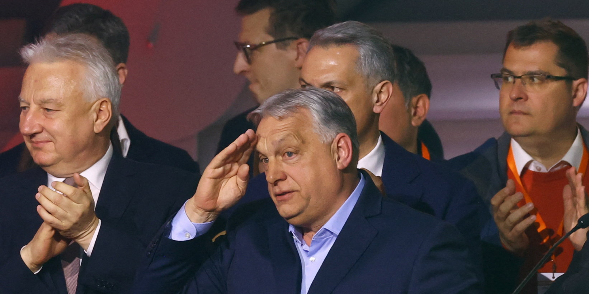 Виктор Орбан после поражения на&nbsp;выборах, 12&nbsp;апреля 2026 года (Фото: REUTERS/Bernadett Szabo)