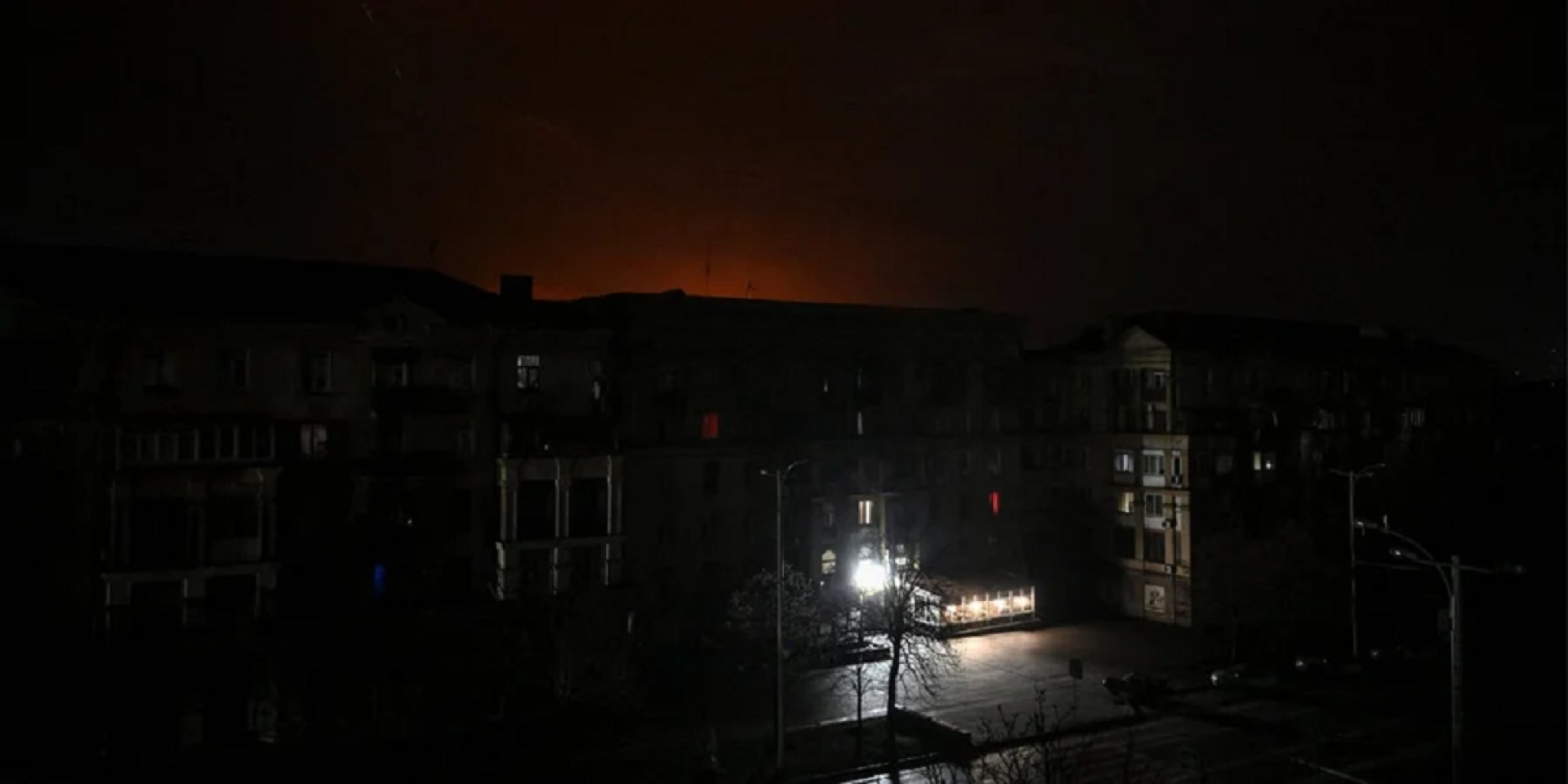 Blackout in Zaporizhzhya following a Russian strike on the power grid on January 7, 2026 (Photo: REUTERS/Stringer)