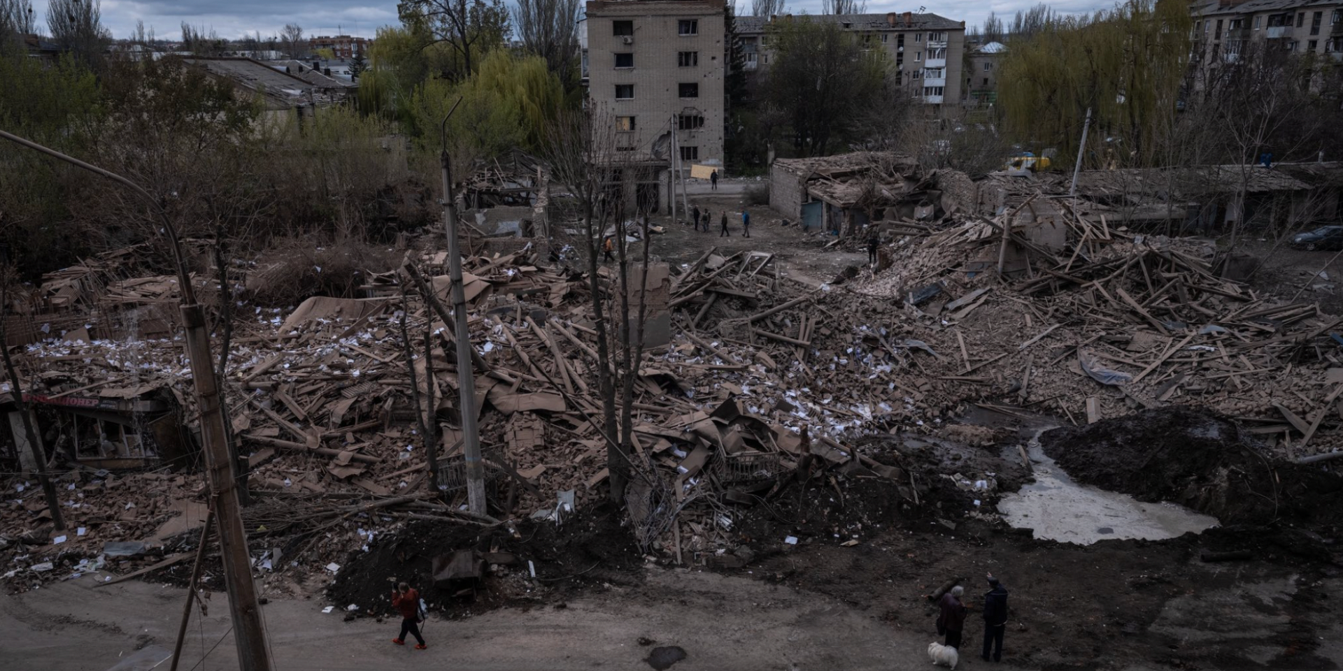 Знищений Будинок Смирнова у Слов’янську (Фото: речниця 93-ї ОМБР Ірина Рибакова)
