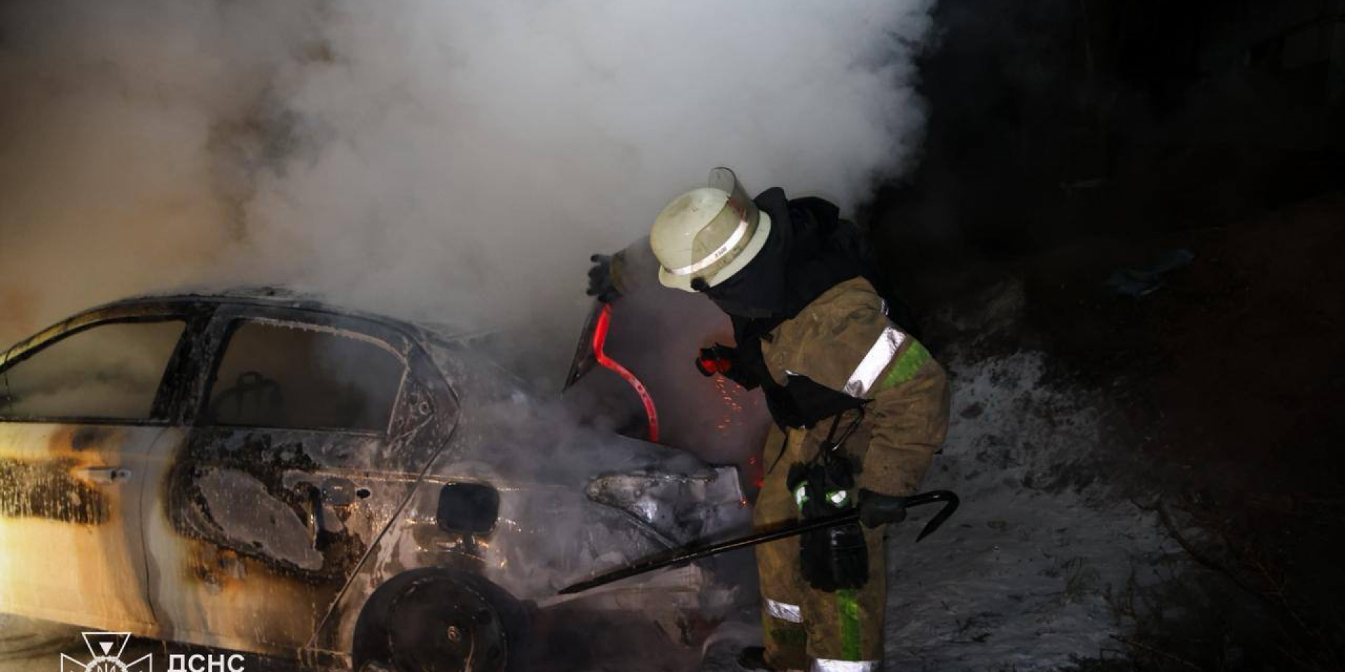 Attack on Kharkiv on April 16 (Photo: SES in Kharkiv Oblast)