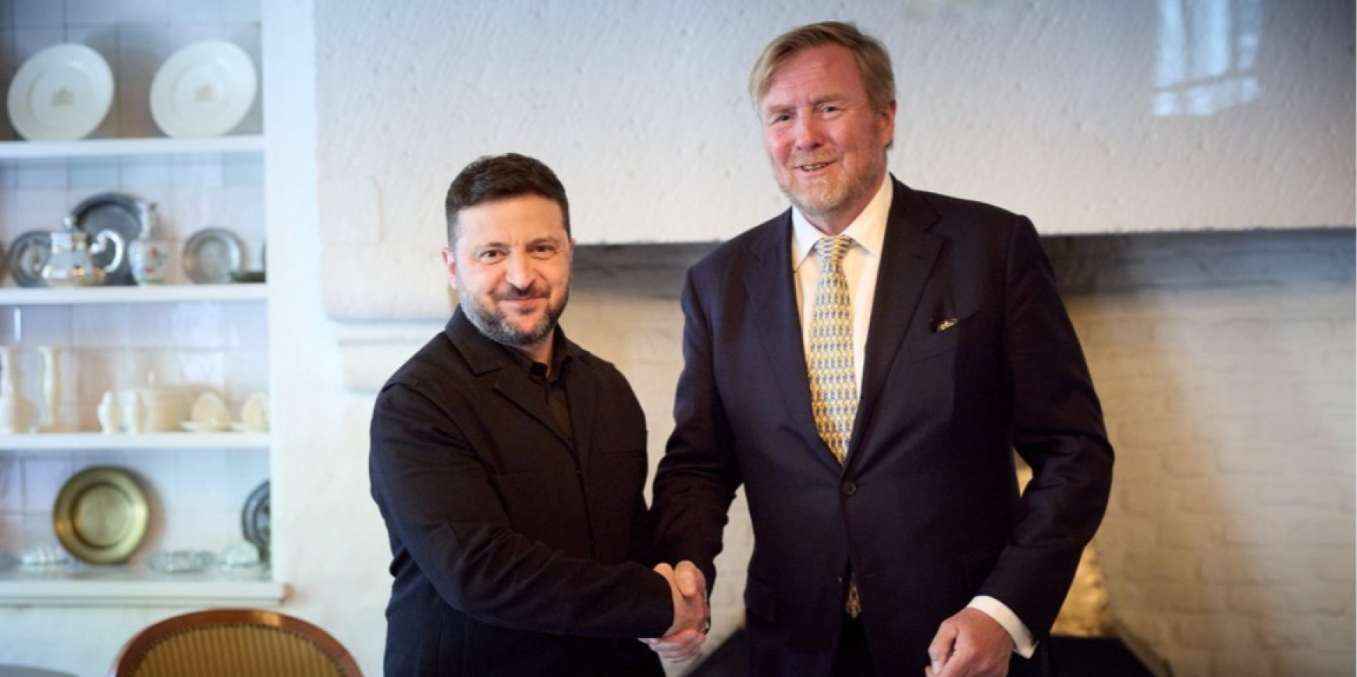 Volodymyr Zelenskyy and King Willem-Alexander (Photo: president.gov.ua)