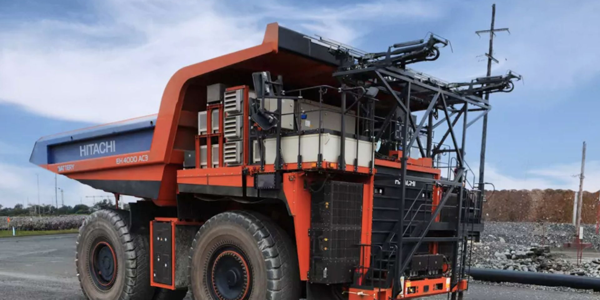 Повністю акумуляторний самоскид Hitachi може зіграти ключову роль у зміні майбутнього гірничодобувної промисловості (Фото: Hitachi)