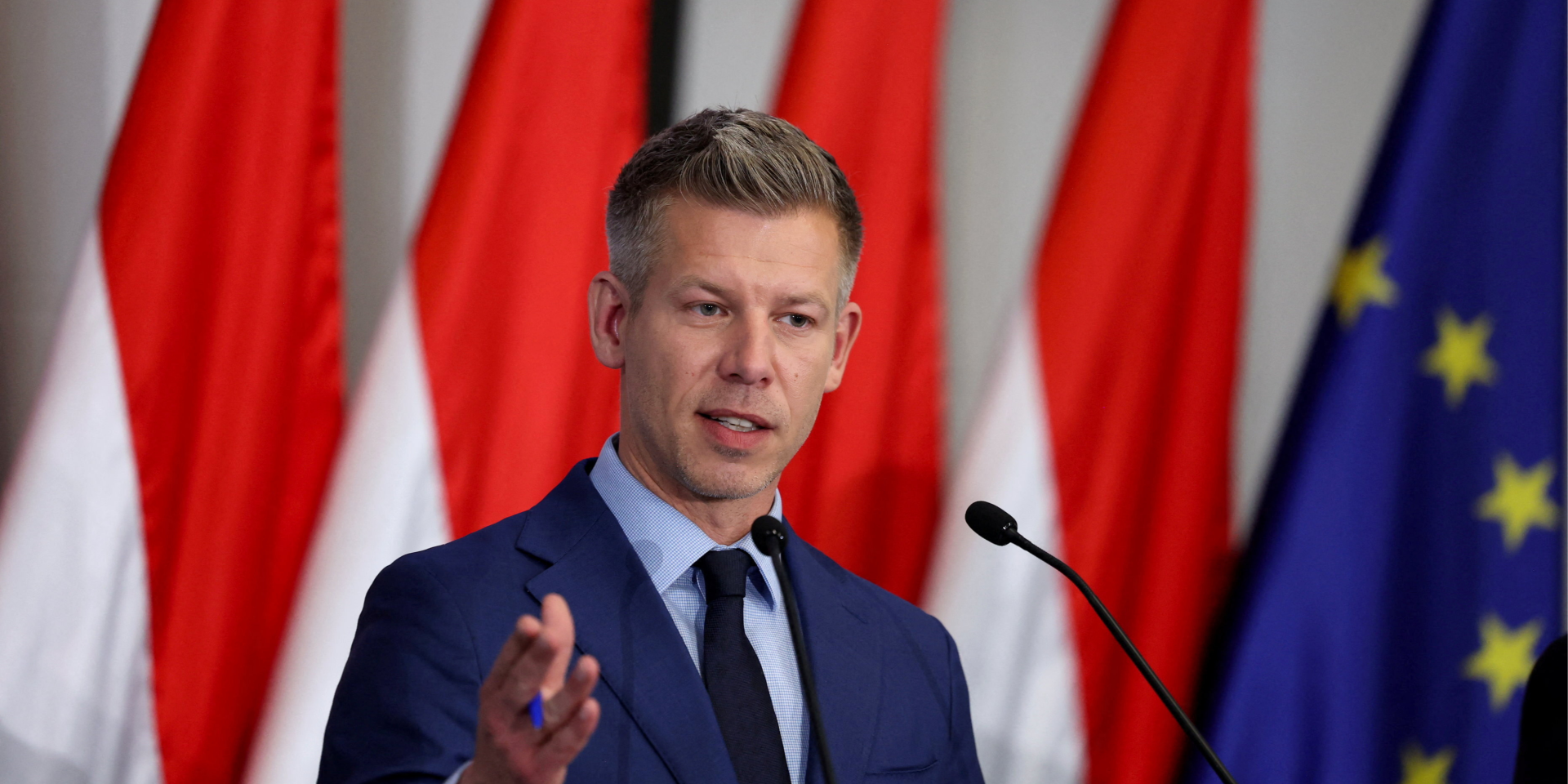 Peter Magyar (Photo: REUTERS/Bernadett Szabo)