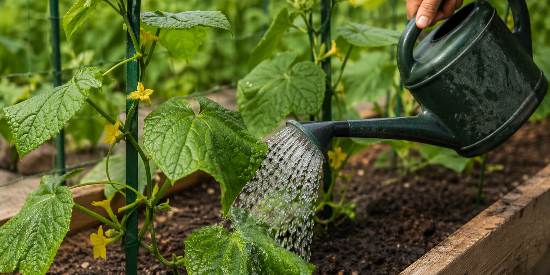Секрет быстрого роста огурцов. Бюджетная подкормка, которая работает уже на следующий день