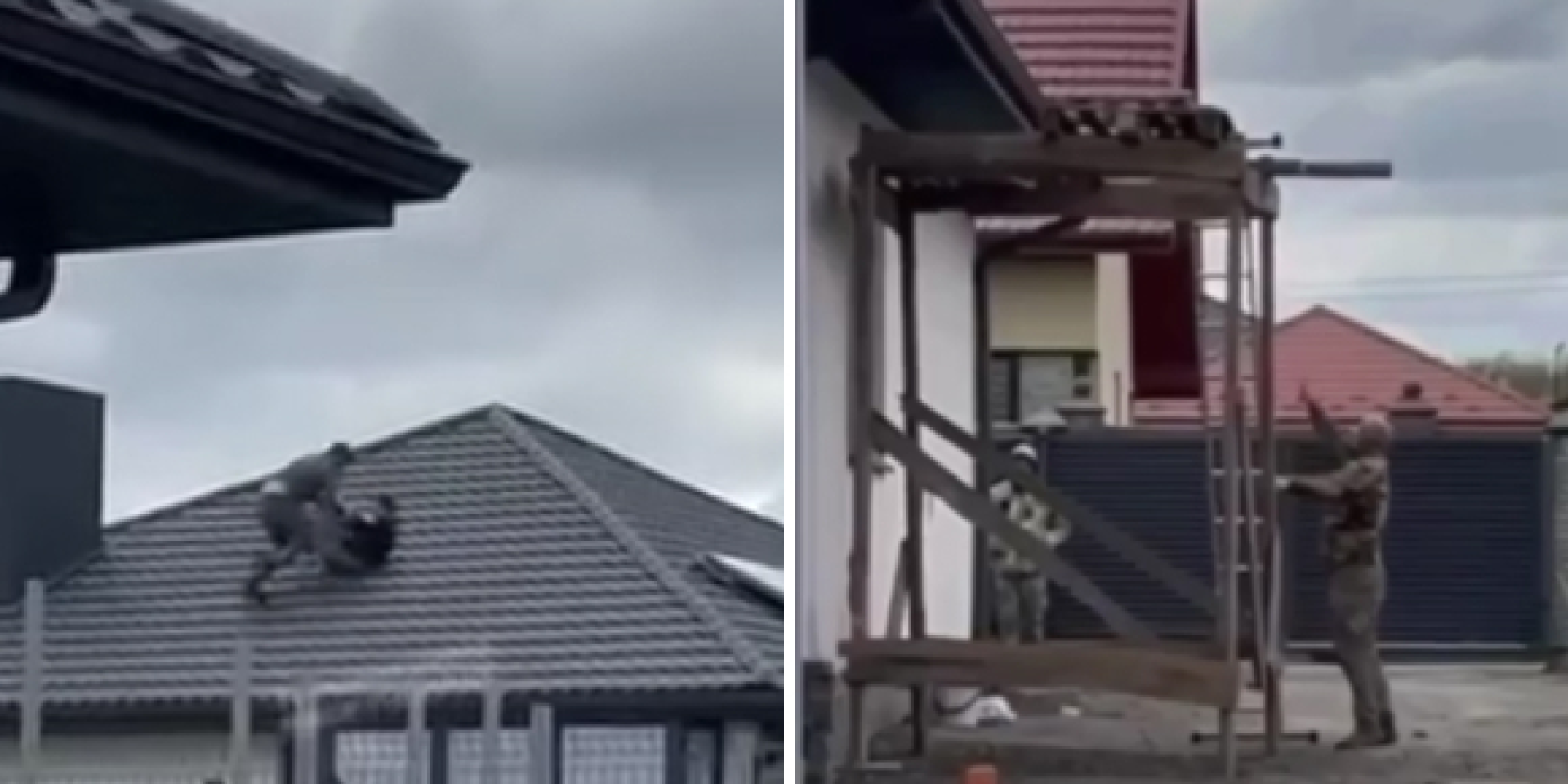 Военный ТЦК пытается снять мужчину с крыши на Волыни: в военкомате прокомментировали резонансное видео