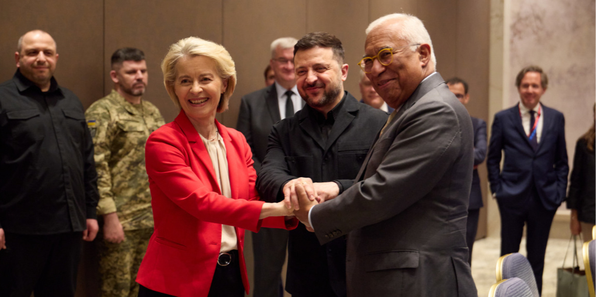 Zelenskyy, Costa, von der Leyen meet in Cyprus
