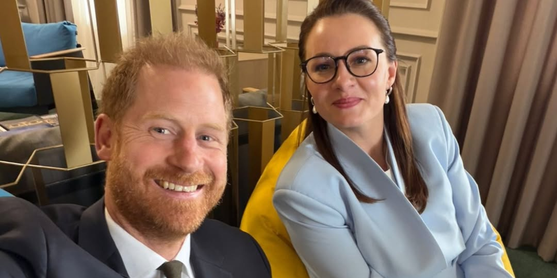 PM Svyrydenko shares selfie with Prince Harry in Kyiv