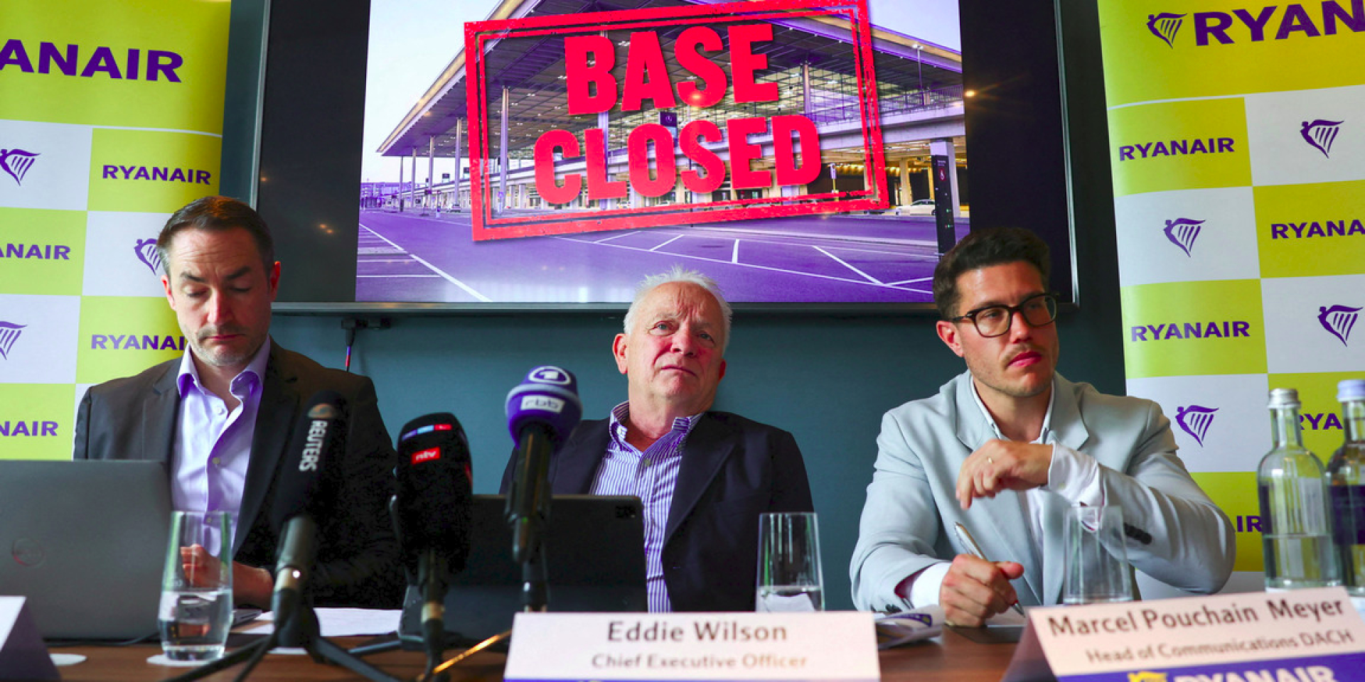 Ryanair закрывает базу в Германии, число рейсов компании в Берлин и из него сократится вдвое