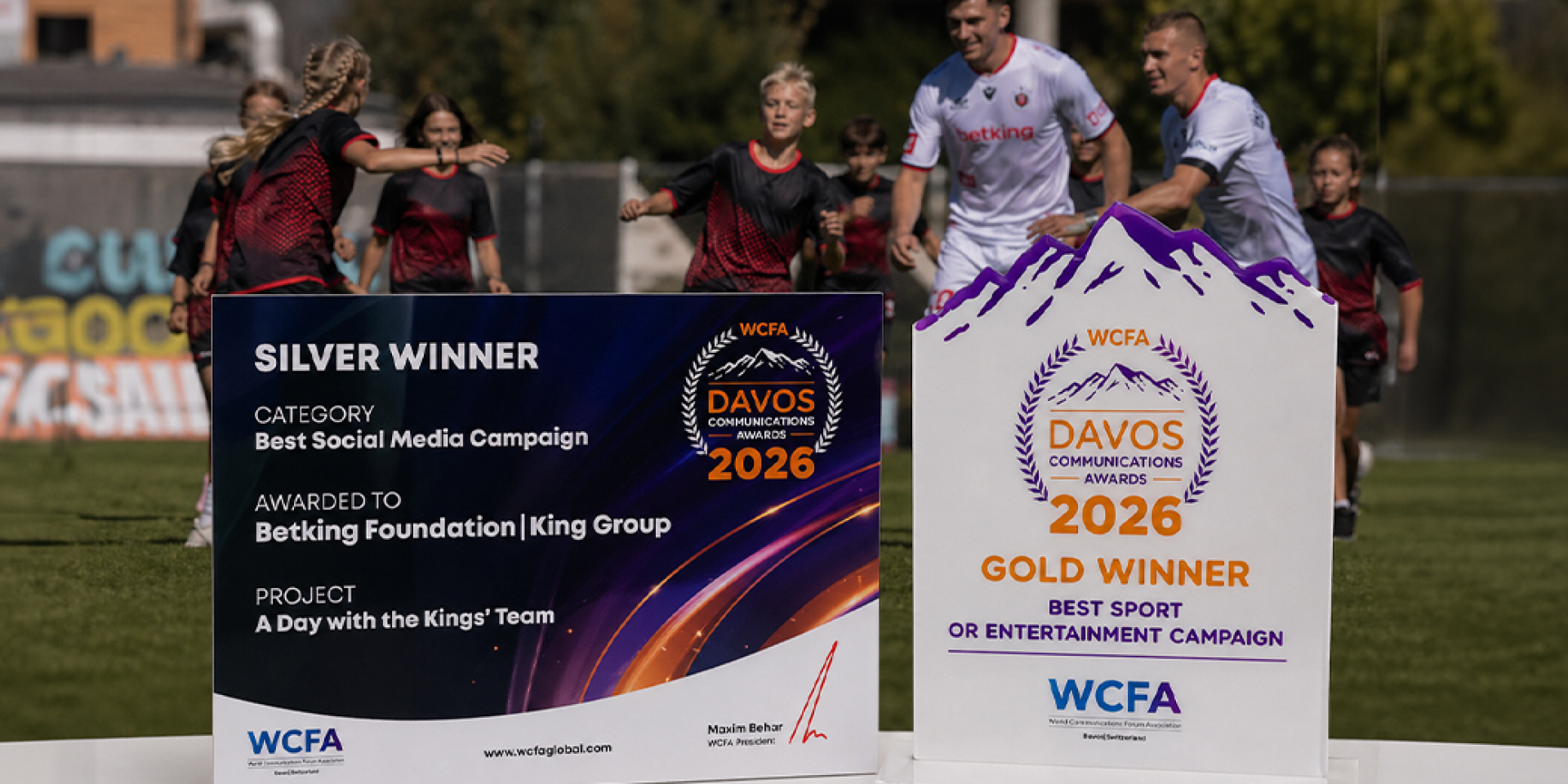 Betking Foundation получил две международные награды на Davos Communications Awards 2026