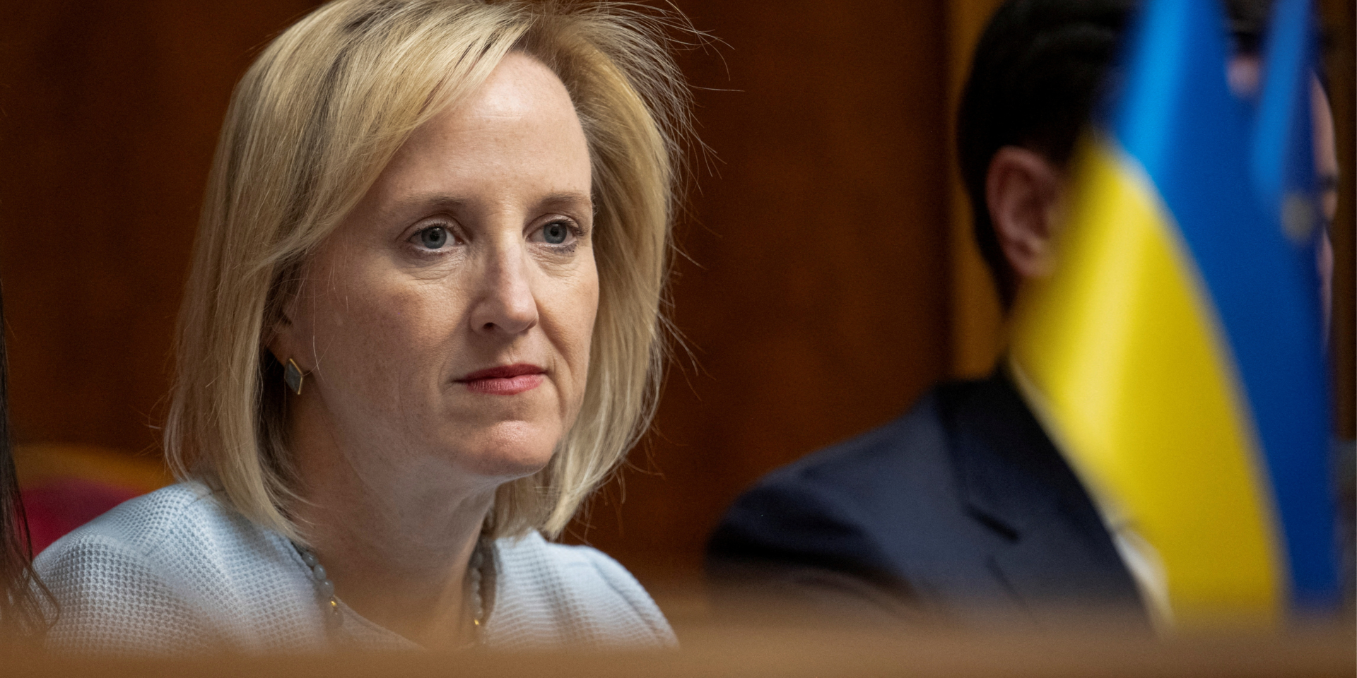 Julie Davis is stepping down from her post in Kyiv (Photo: REUTERS/Andrii Nesterenko)