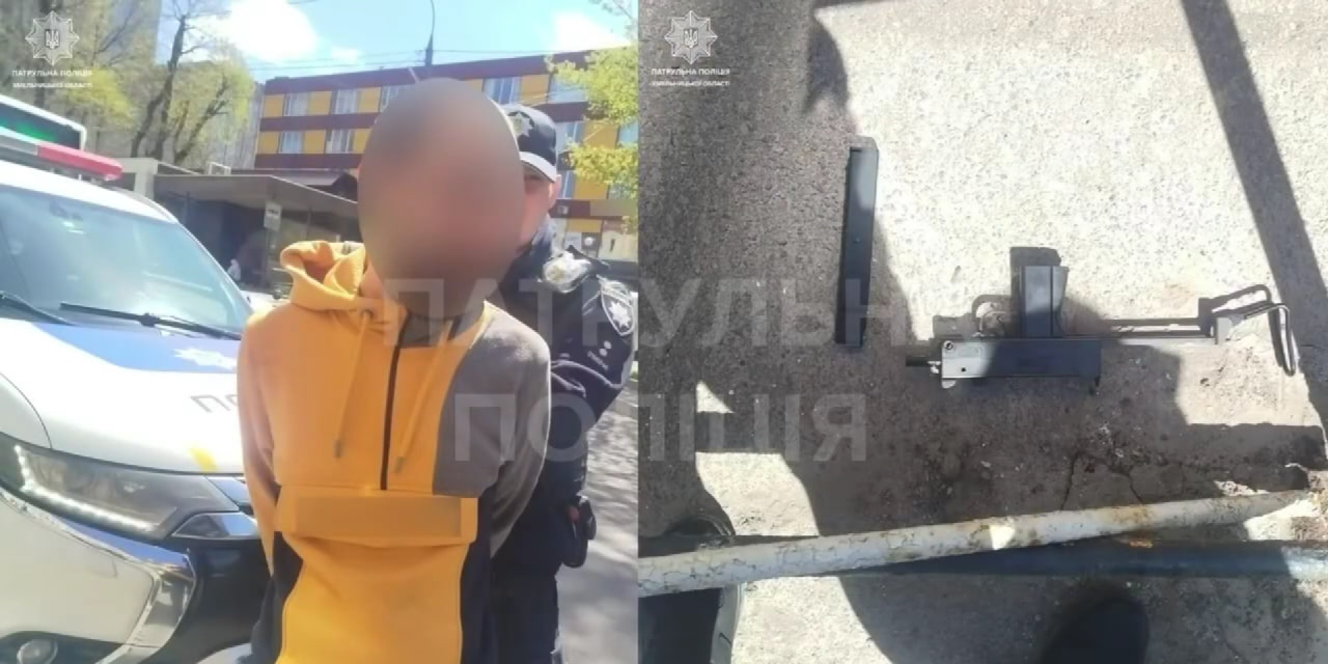 В Хмельницком мужчина посреди улицы стрелял по автомобилям, его задержали — видео