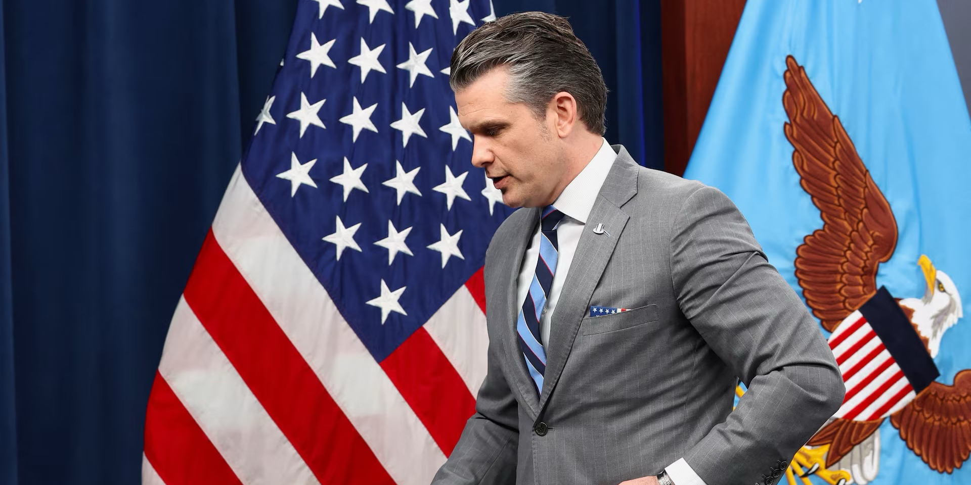 Hegseth announced the Pentagon has resumed funding for Ukraine (Photo: REUTERS/Kevin Lamarque)