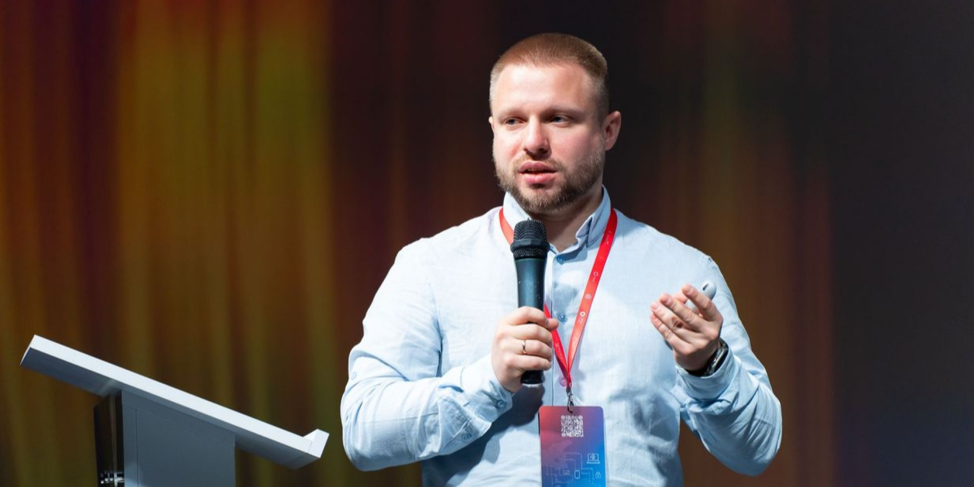 Інтервью директора Департамента киберзащиты Госспецсвязи Дмитрия Пахольченко (Фото: Facebook/Госспецсвязи)