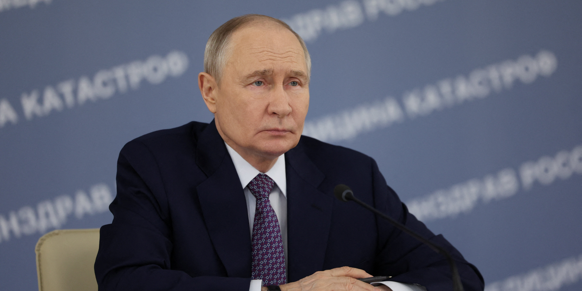 У&nbsp;Росії не&nbsp;опублікували щотижневий рейтинг Володимира Путіна (Фото: Sputnik/Vyacheslav Prokofyev/Pool via REUTERS)