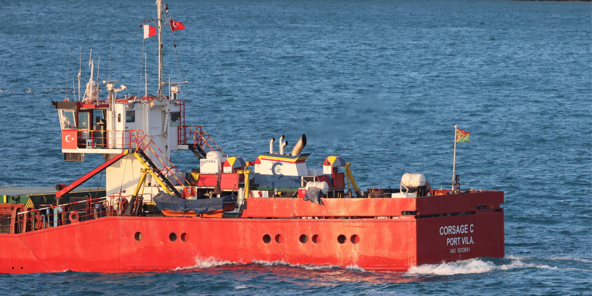 Cargo ship bound for Ukraine sinks near Greek island