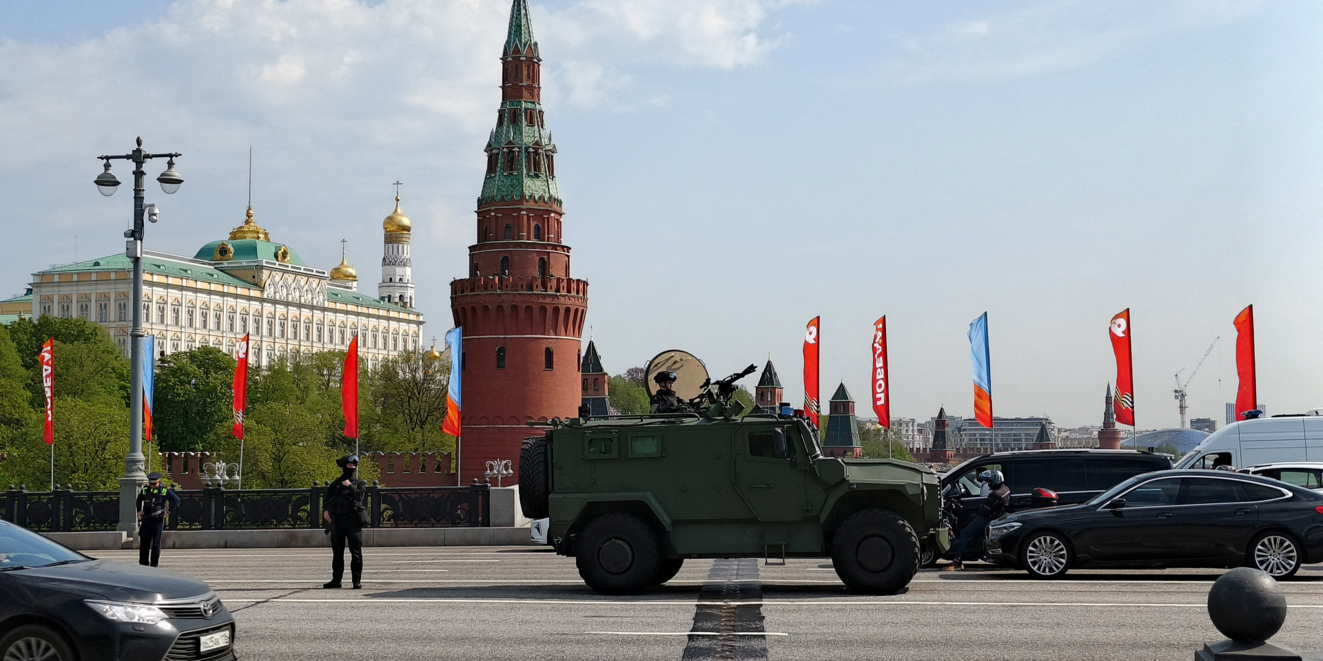 У центрі Москви посилили заходи безпеки через загрозу української атаки на 9 травня (Фото: REUTERS/Stringer)