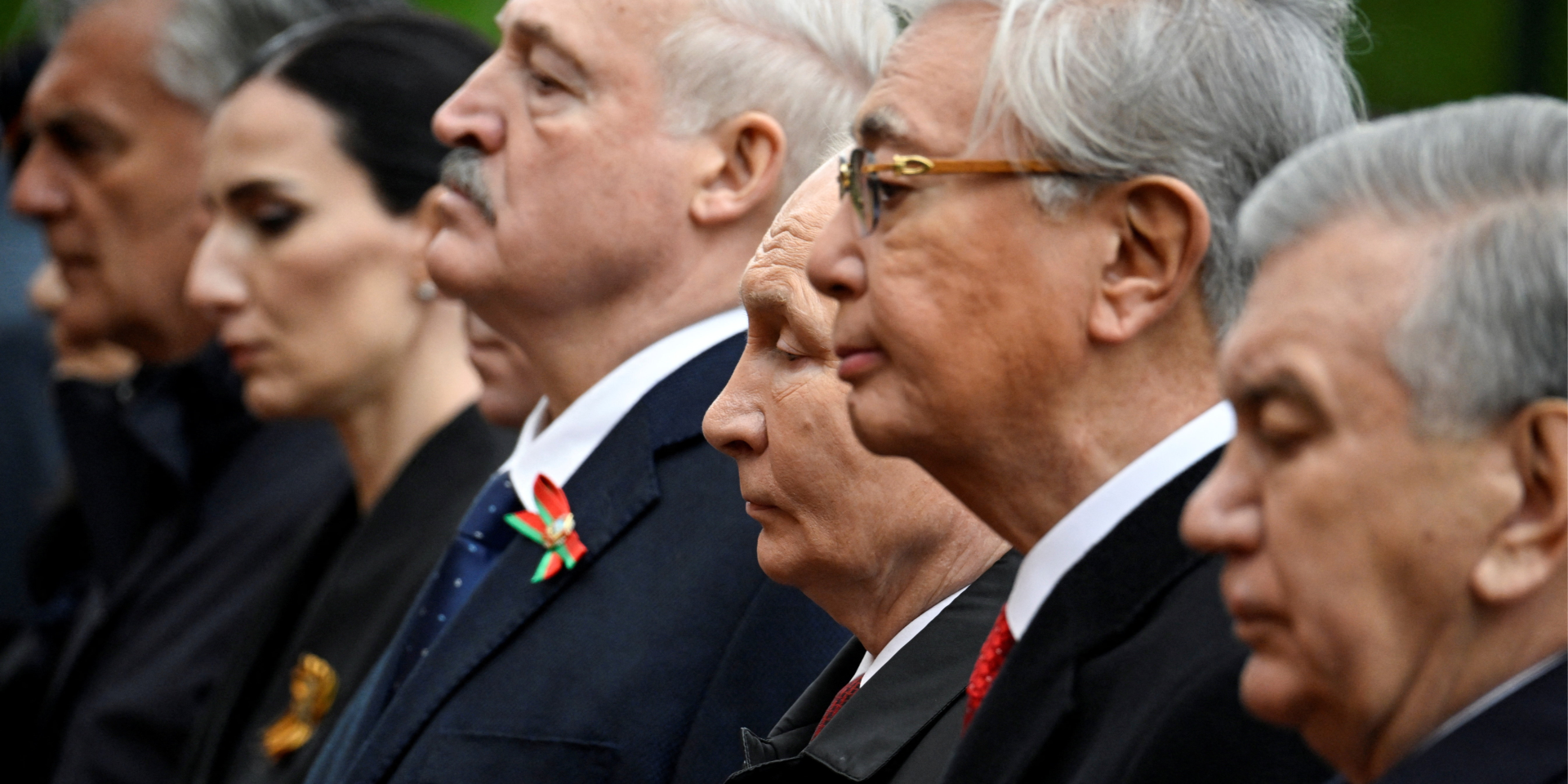 Putin’s inner circle dominates Moscow parade as officials are kept away