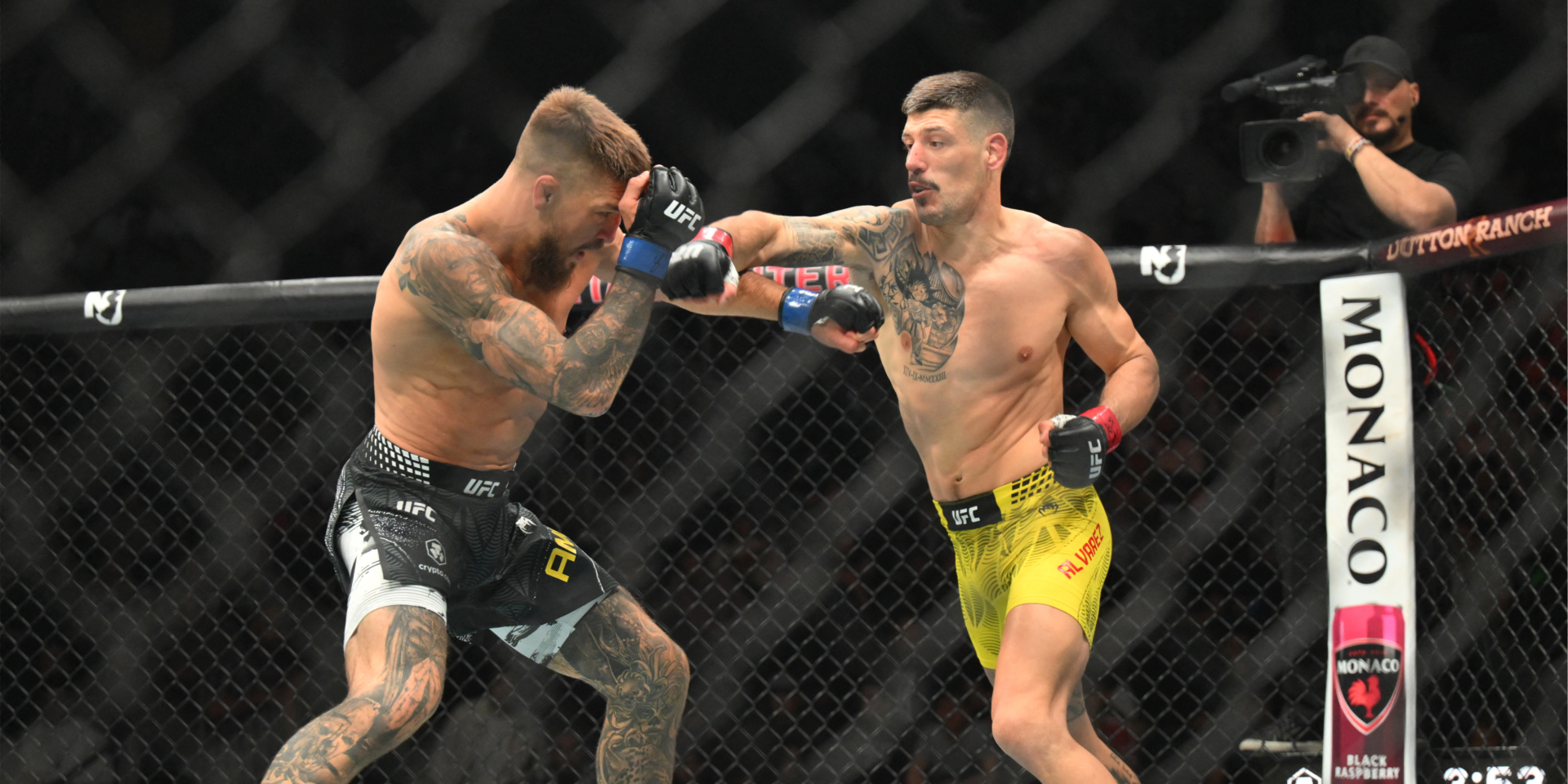 «Задушил» испанца. Амосов удушающим приемом одержал вторую победу в UFC — видео