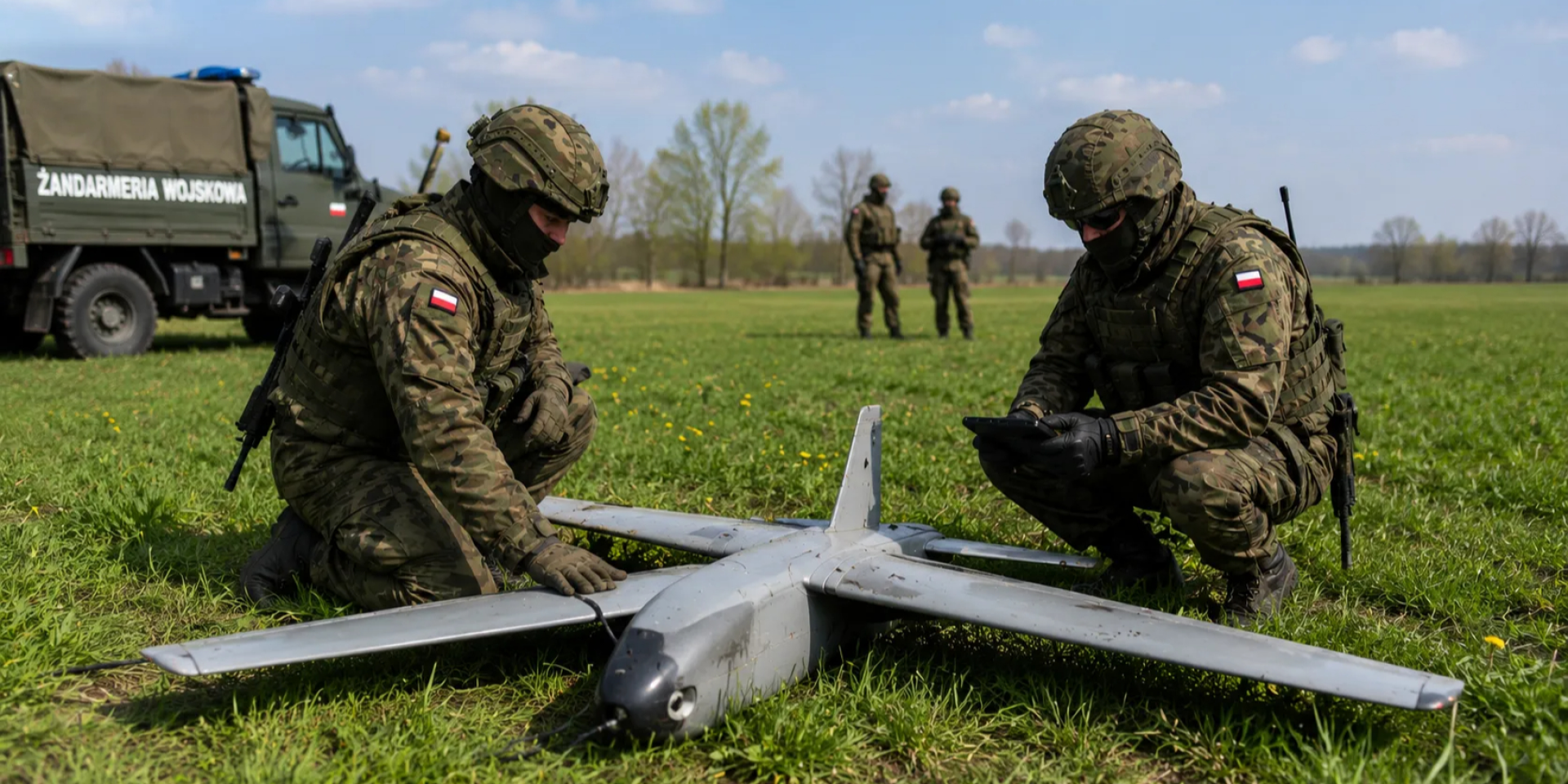 Polish authorities recover military surveillance drone near Kaliningrad border