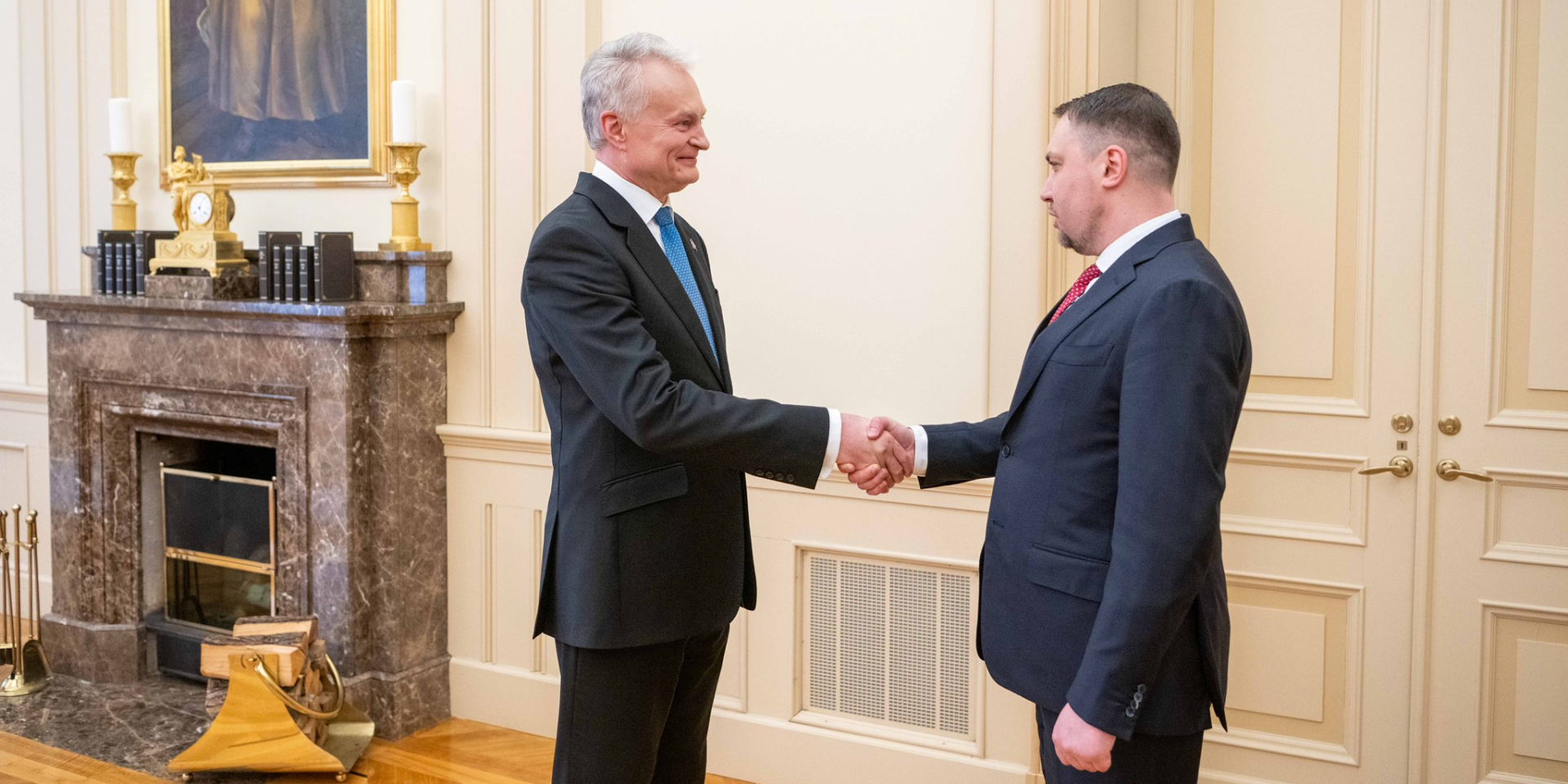 Gitanas Nauseda and Kyrylo Budanov (Photo: Gitanas Nauseda / Twitter)