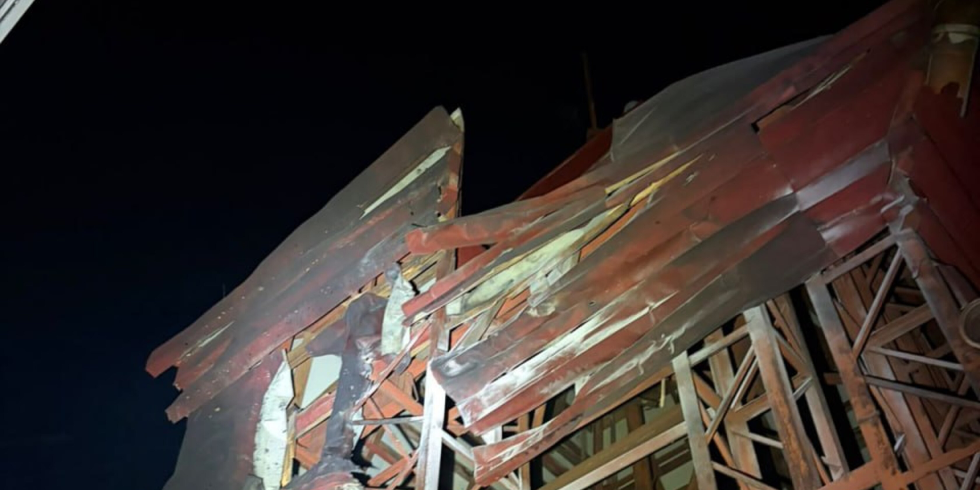 Police publish images showing aftermath of Russian drone barrage on Kyiv