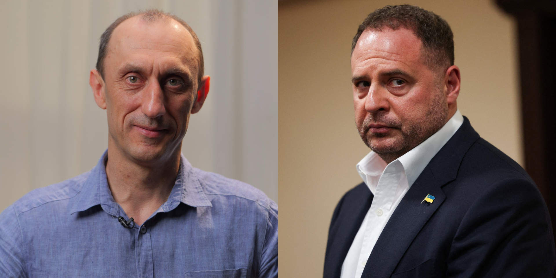 Роман Червінський пояснив NV, чому хоче бути свідком у справі Андрія Єрмака (Фото: Колаж NV / Українська правда / REUTERS/Alina Smutko)