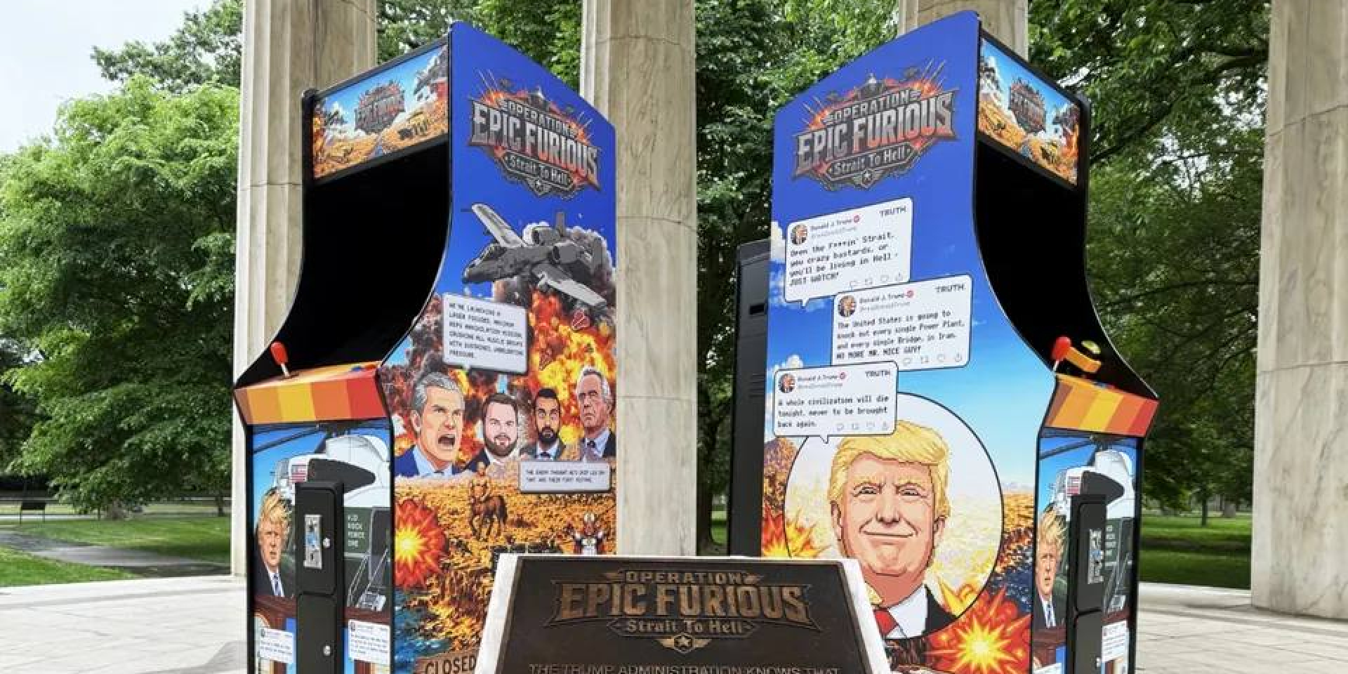 В США выпустили сатирическую игру о Трампе и войне в Иране — в ней невозможно выиграть