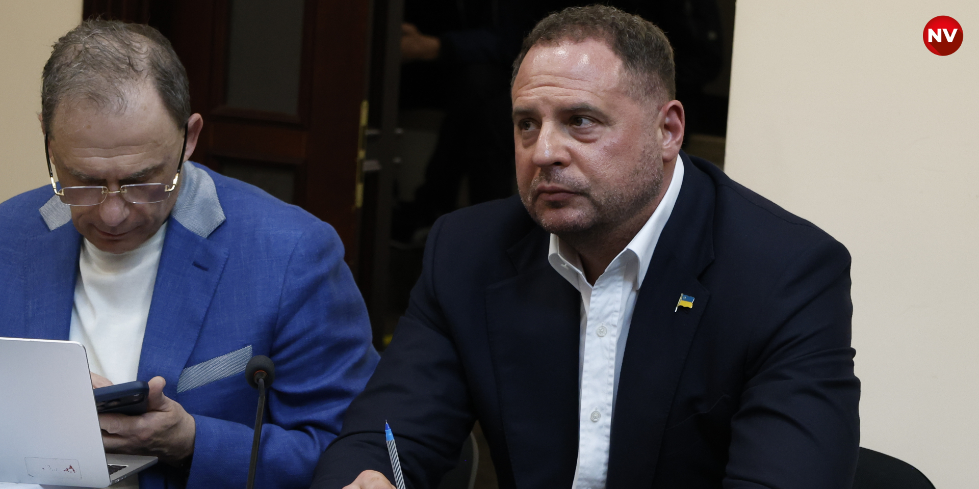 Андрій Єрмак у Вищому антикорупційному суді 12 травня (Фото: Сергій Окунєв / NV)