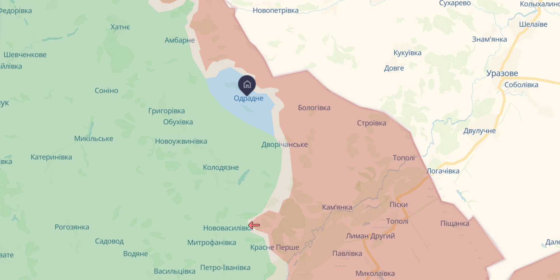 Odradne in Kharkiv Oblast liberated from Russian occupation