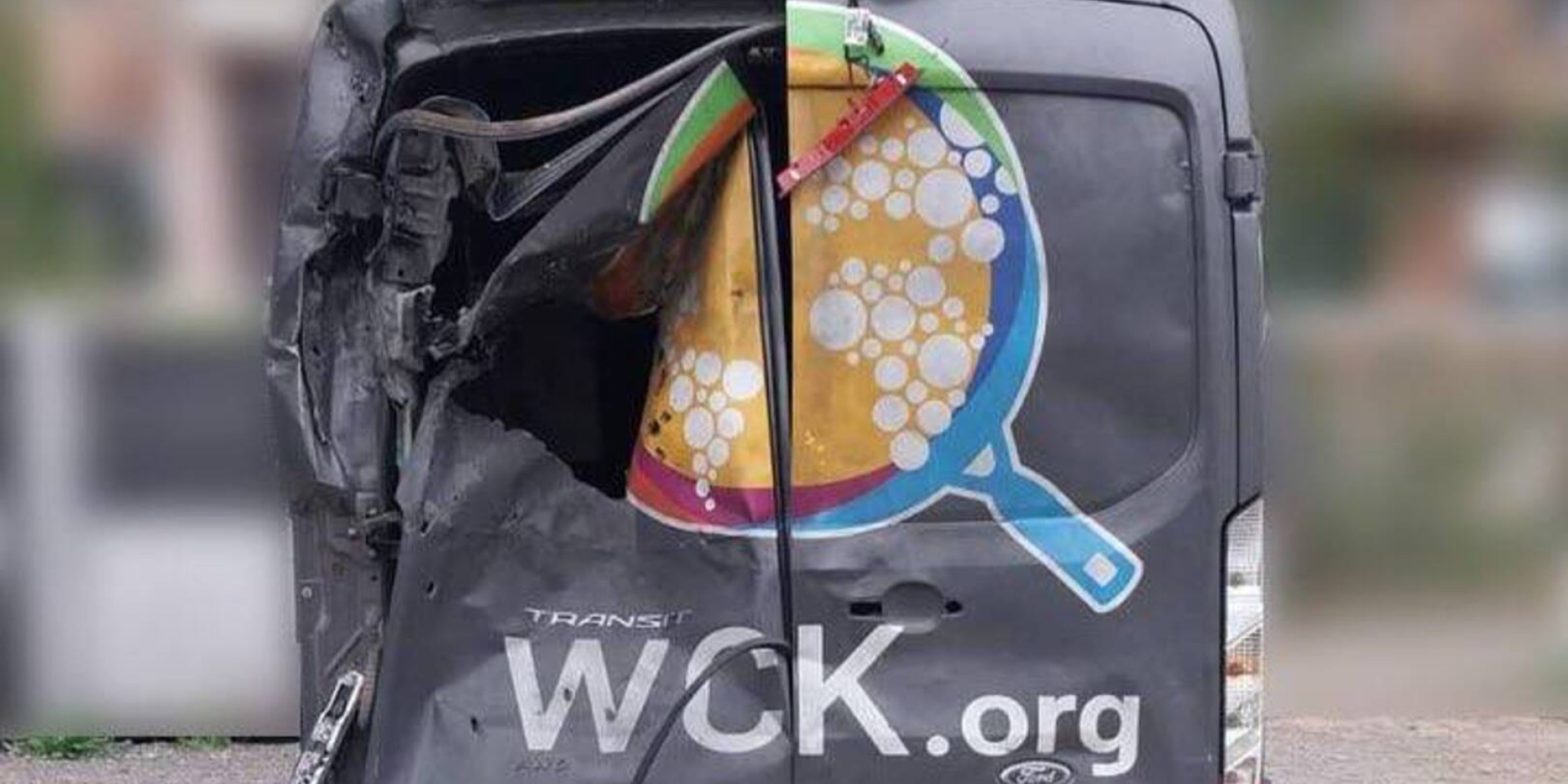 Russian strike on volunteer aid vehicle injures two