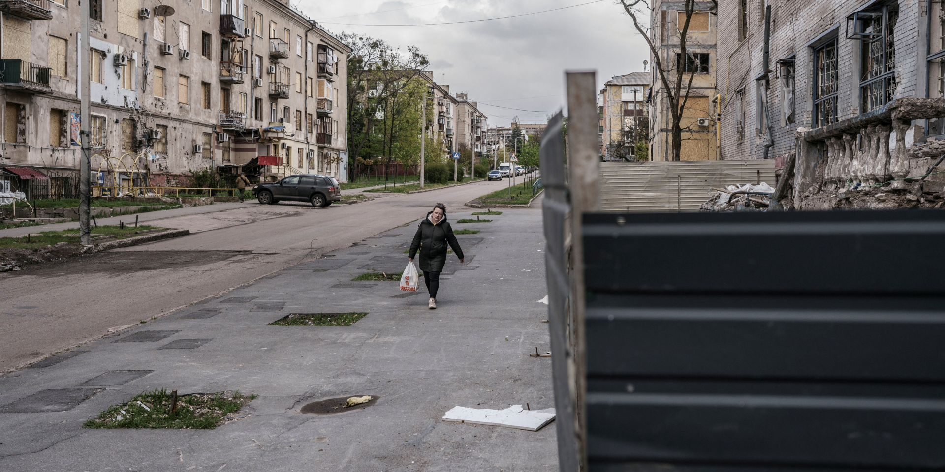 Front-line Kramatorsk after Russian shelling on April 27 (Photo: REUTERS/Serhii Korovainyi)