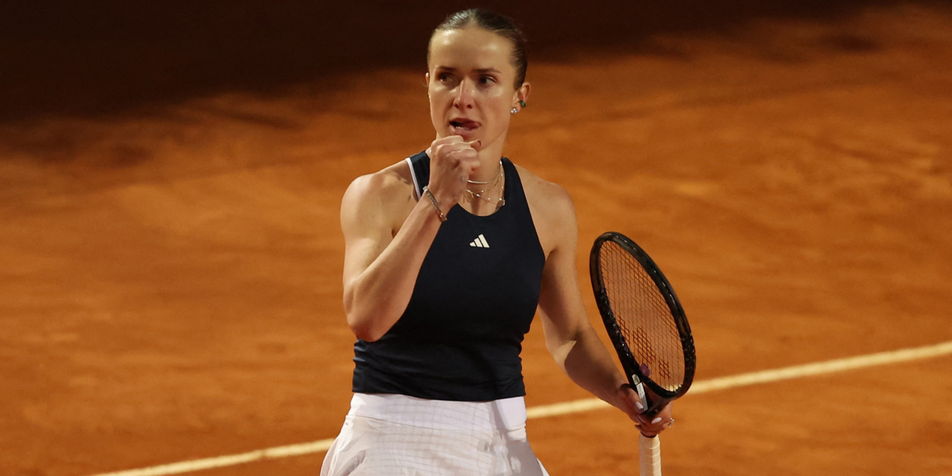 Еліна Світоліна втретє виграла турнір в Римі (Фото: REUTERS/Ciro De Luca)
