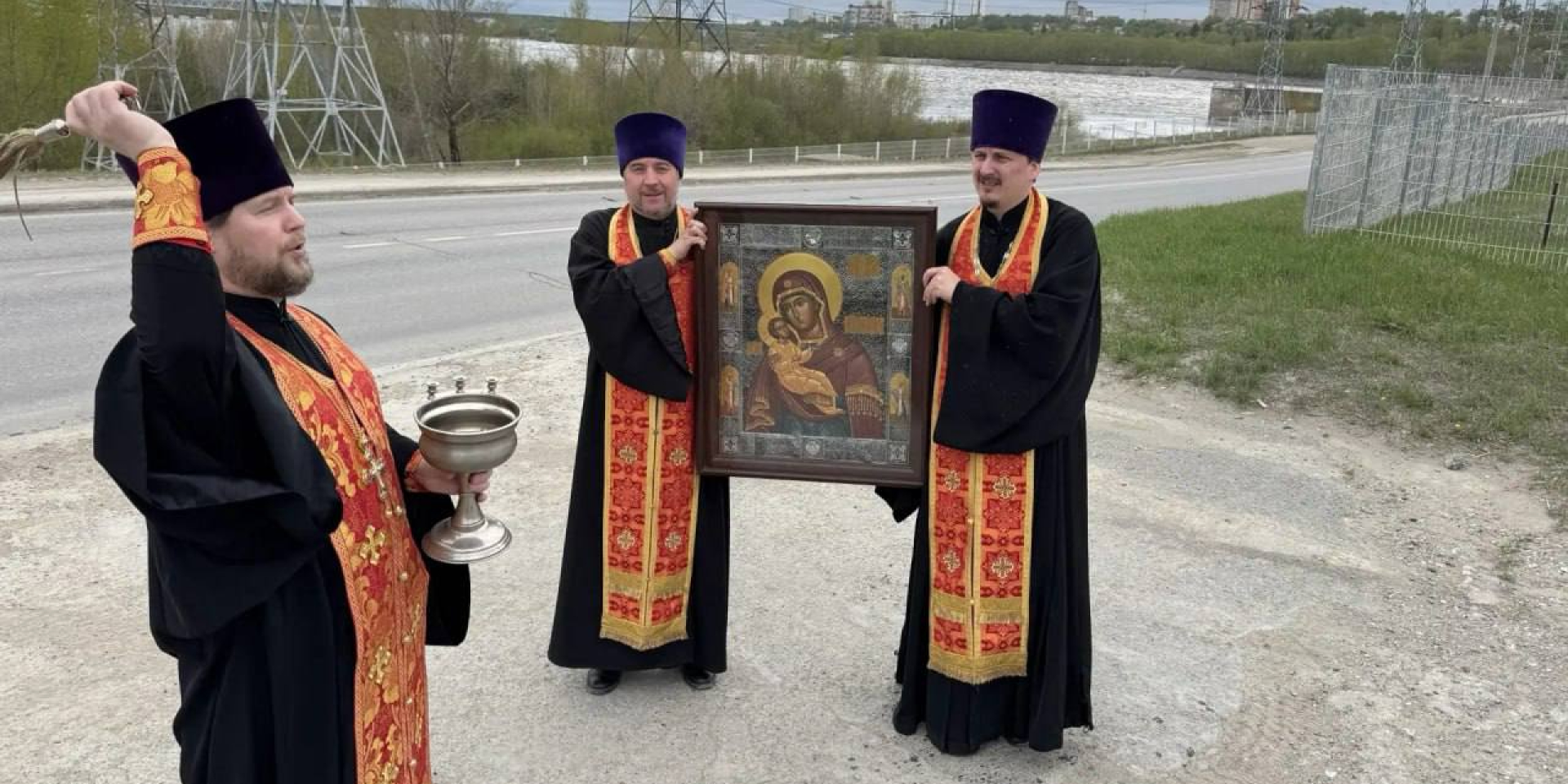 У Пермі навколо міста пронесли ікони через безпілотні атаки України (Фото: Пермська єпархія РПЦ)