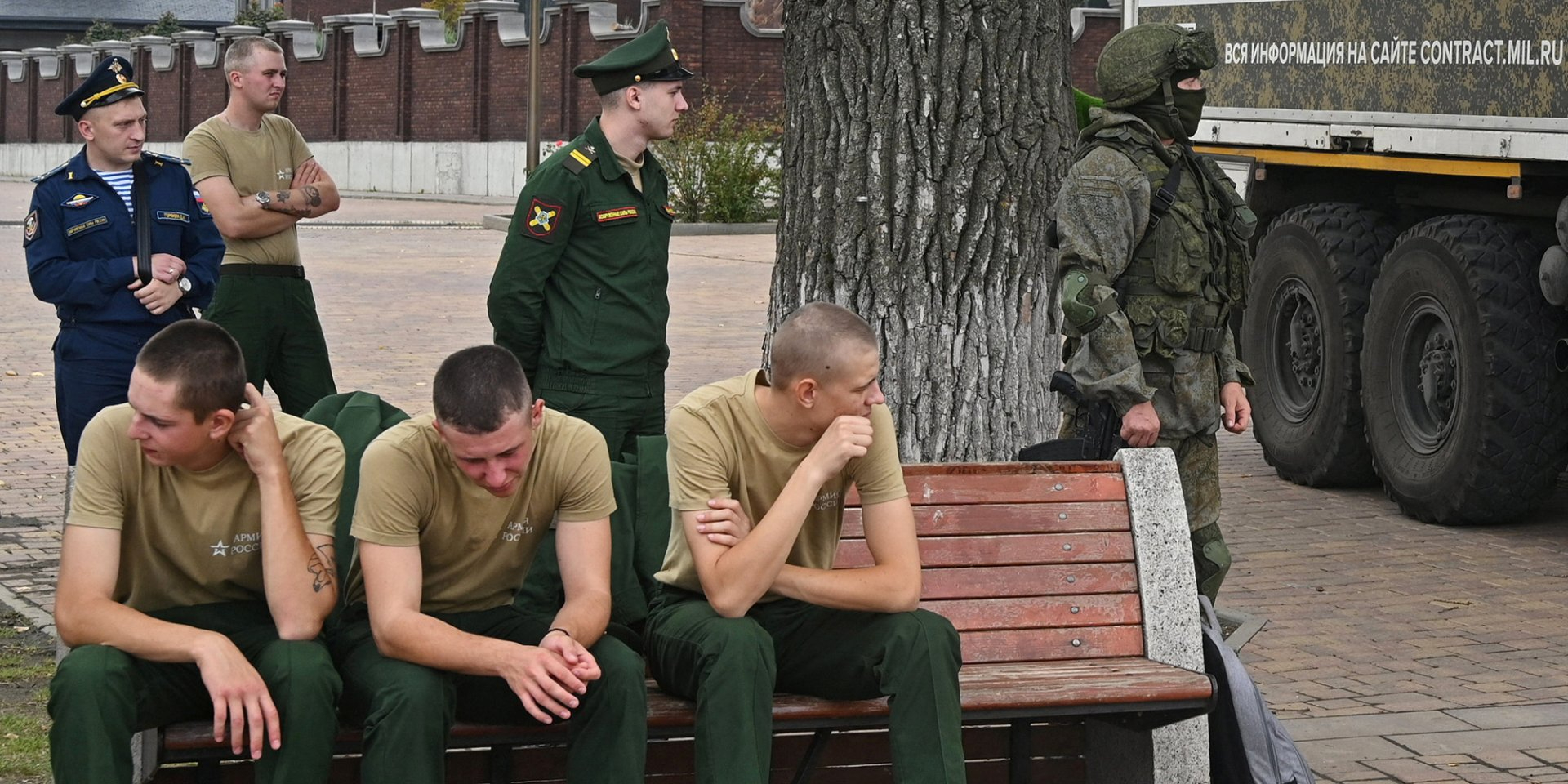 The members of the Atesh resistance movement are convinced that open conscription in Russia is only a matter of time (Photo: REUTERS / Sergey Pivovarov)