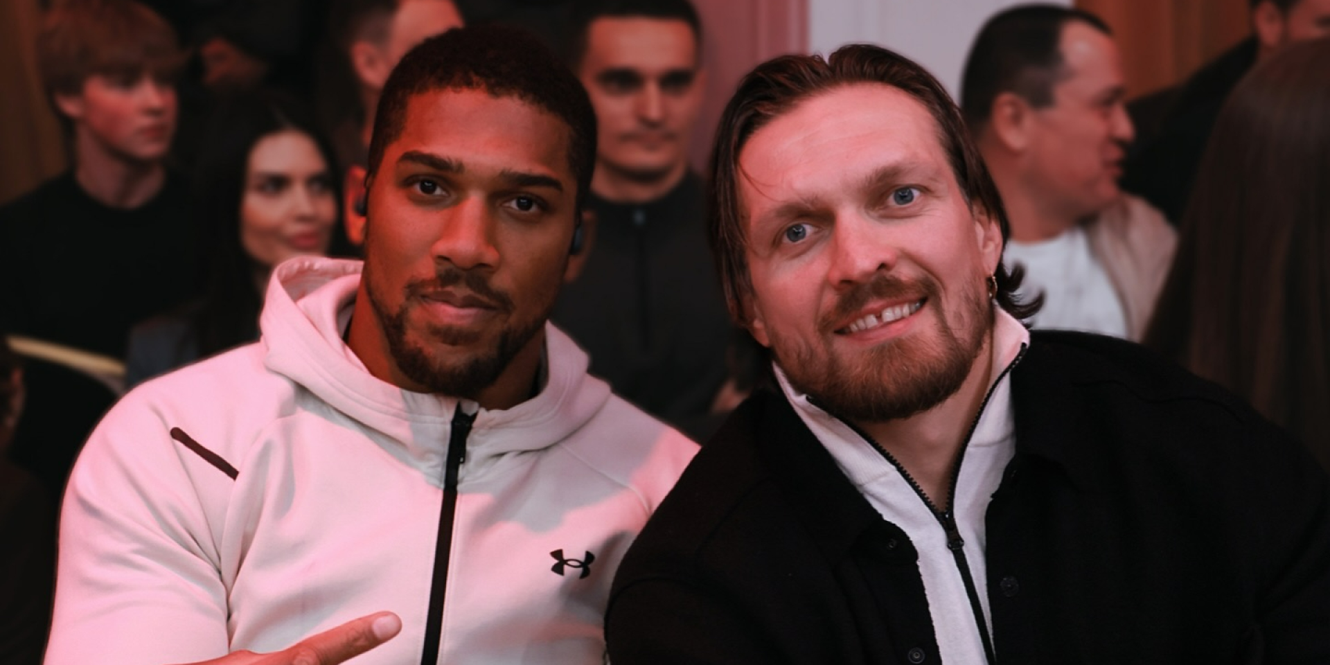 Ентоні Джошуа та Олександр Усик (Фото: facebook.com/Alexanderusyk)