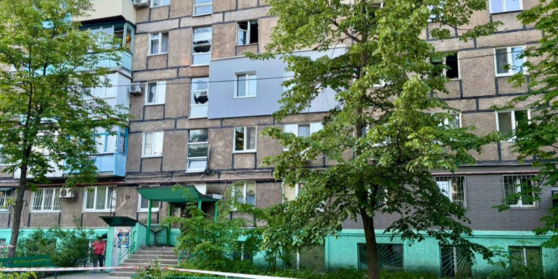 Russian drone strike on Dnipro injures a woman, damages homes