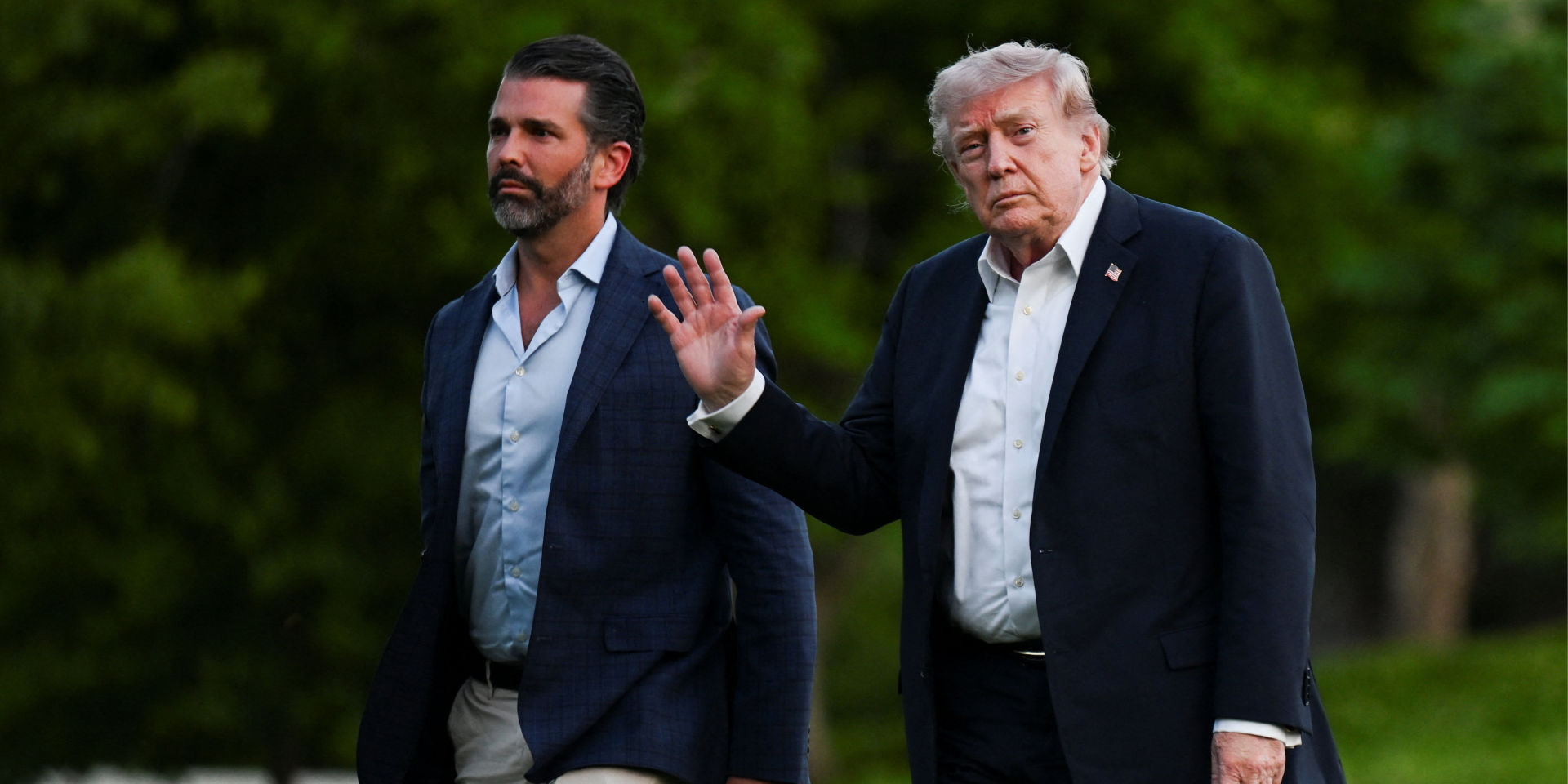Трамп ответил, будет ли присутствовать на свадьбе старшего сына (Фото: REUTERS/Annabelle Gordon)