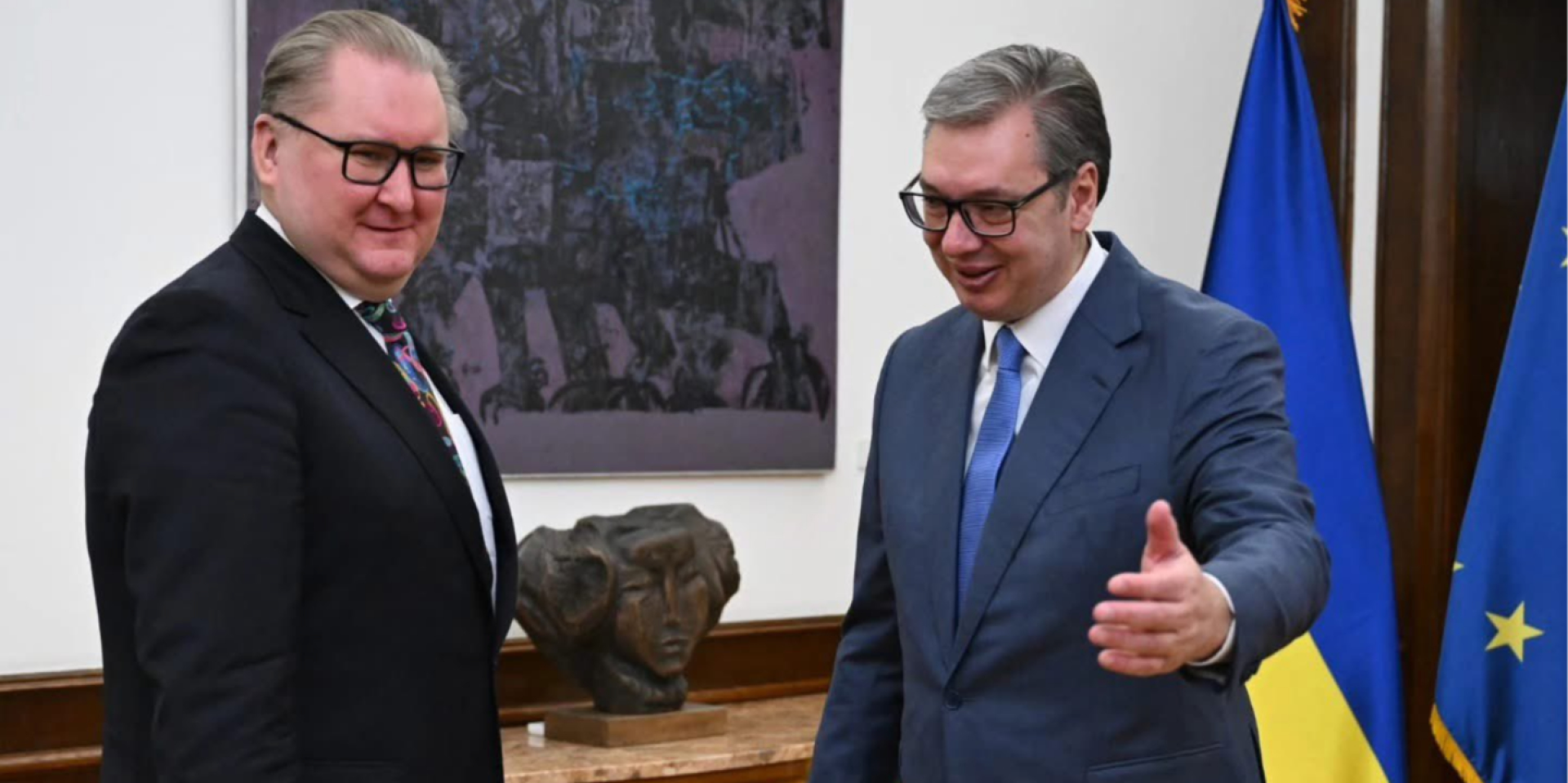 Deputy Prime Minister Taras Kachka and Aleksandar Vučić also discussed the importance of concluding negotiations on a free trade agreement between Ukraine and Serbia (Photo: x.com/taraskachka)