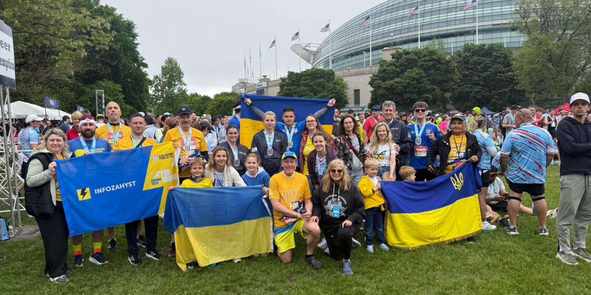Напоминание миру о войне. Украинские военные приняли участие в забеге Soldier Field 10 в США