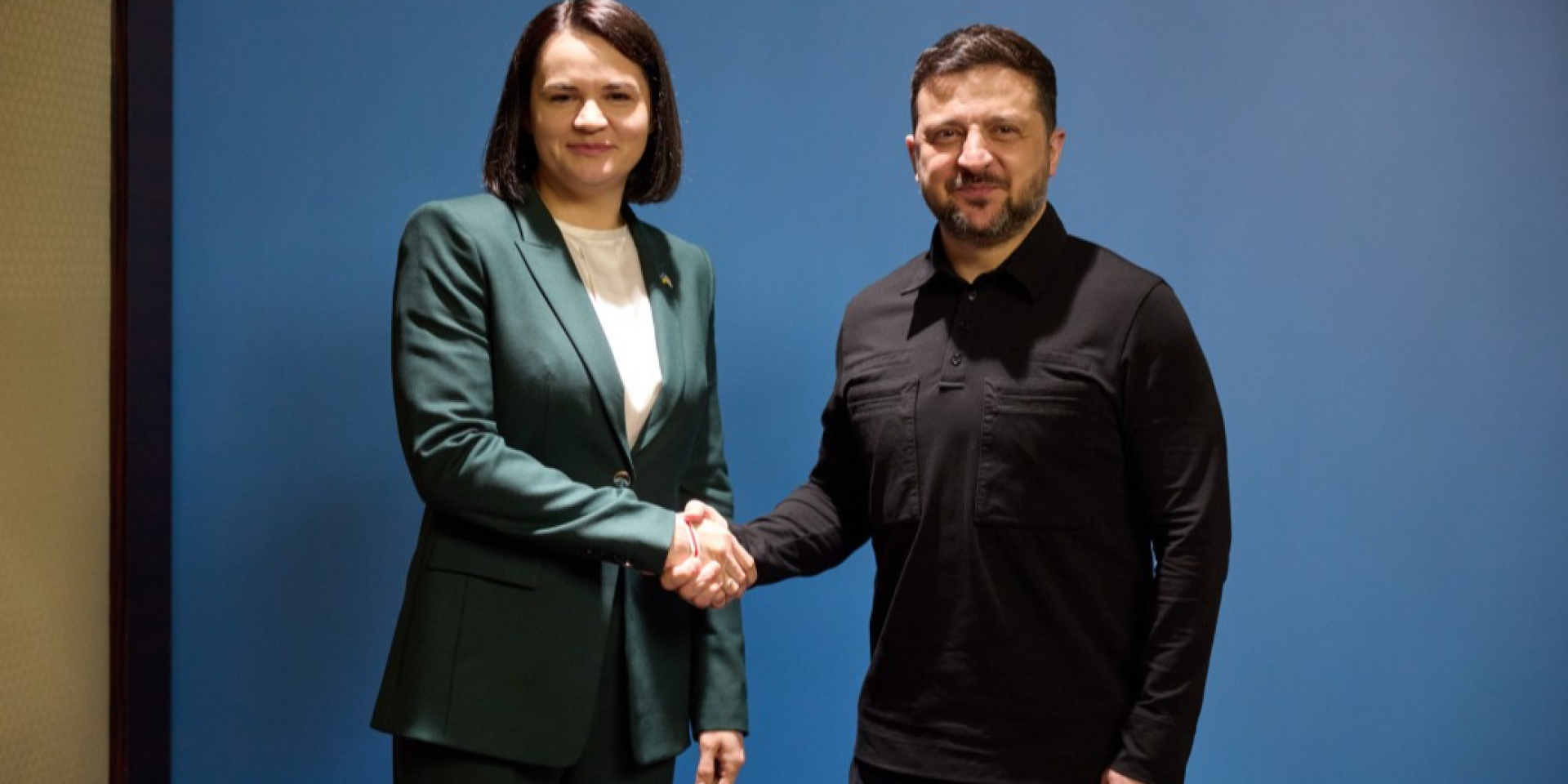 Zelenskyy meets Tsikhanouskaya, mocks Lukashenko’s call for leaders’ meeting
