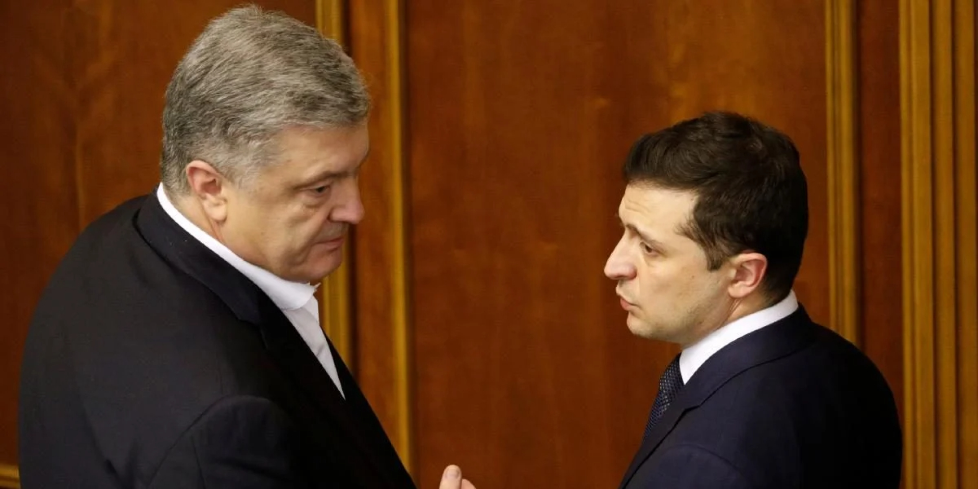 Zelenskyy in rare meeting with predecessor Poroshenko