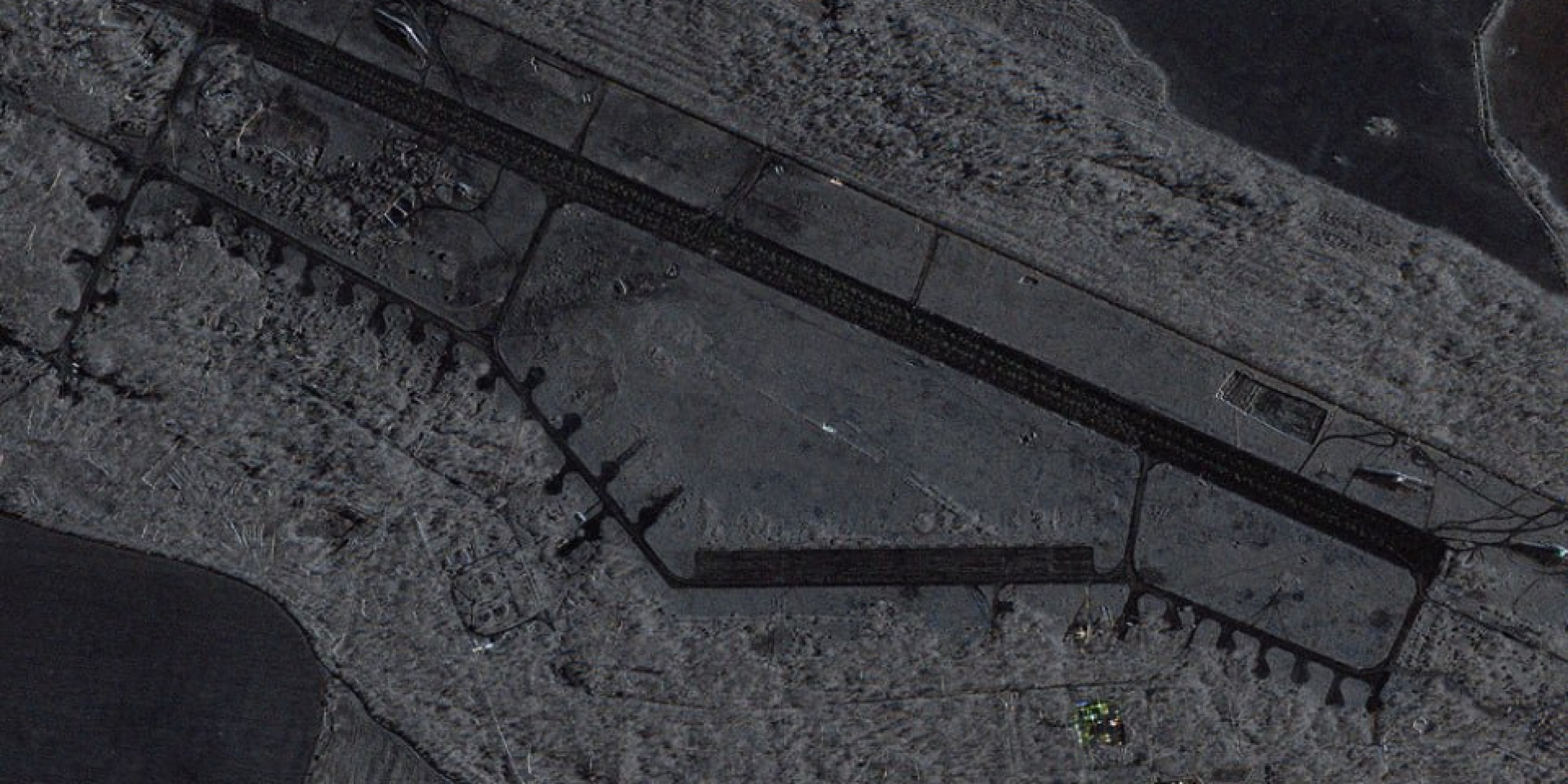 Satellite image of the Zyabrovka airfield (Belarus) (Photo: Main Intelligence Directorate of the Ministry of Defense of Ukraine)