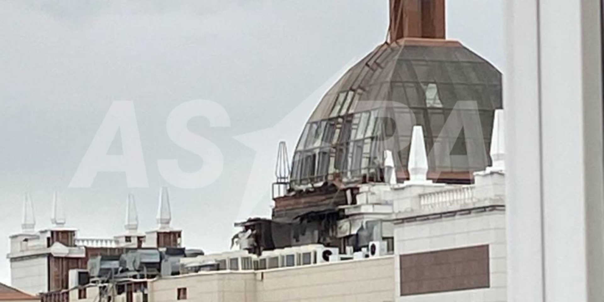 Drone debris falls on regional court building in Nizhny Novgorod