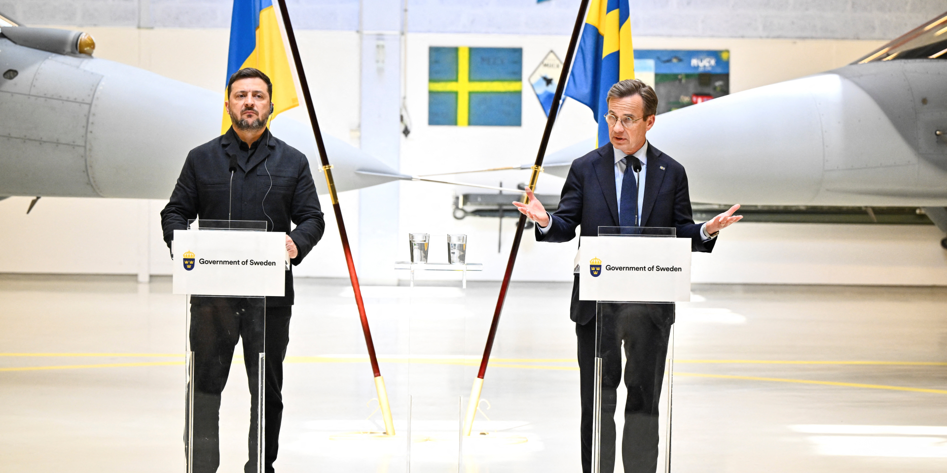 Volodymyr Zelenskyy and Ulf Kristersson (Photo: Christine Olsson/TT News Agency/via REUTERS)