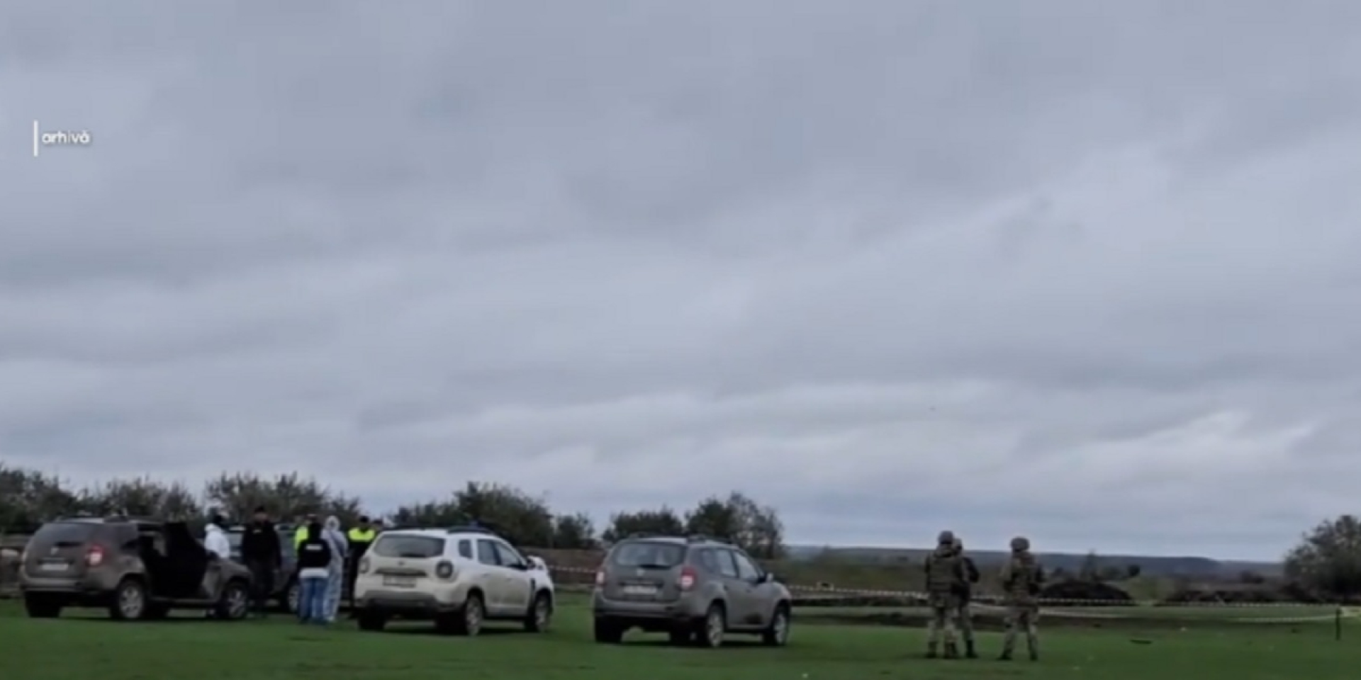 The origin of the aircraft is being established (Photo: Video screenshot / TVR)