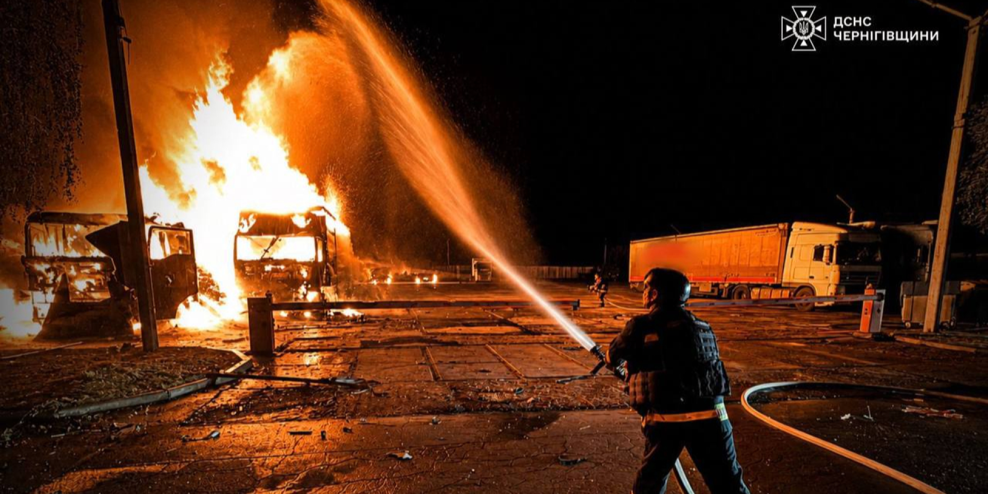 The aftermath of the Russian attack on Chernihiv Oblast on May 31 (Photo: State Emergency Service Office in Chernihiv Oblast)