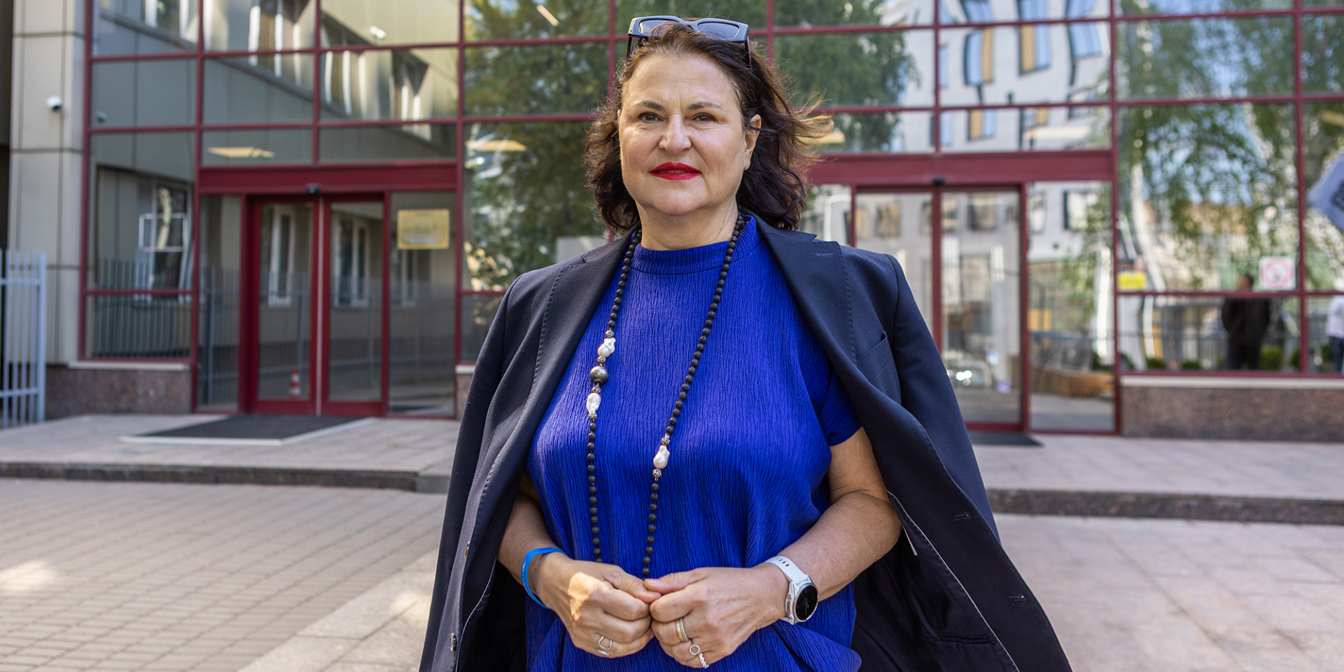 Katarína Mathernová is an unconventional diplomat. She is easy to recognize by her manner of speaking, which is rare for a diplomat of her rank. She does not hide behind vague diplomatic formulas and is quite direct. (Photo: Oleksandr Medvedev)
