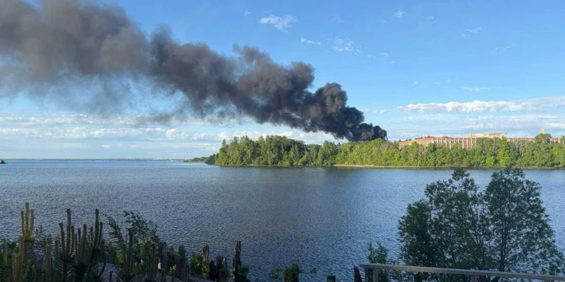Video of Boikiy corvette strike in Kronstadt surfaced online (Photo: Supernova plus)