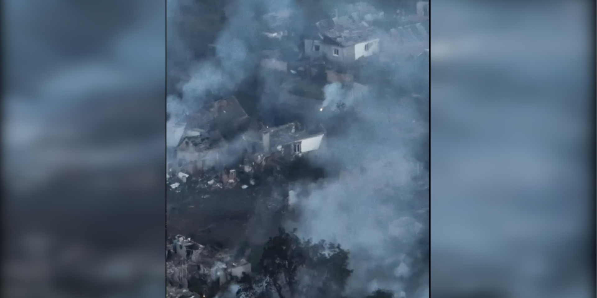 Video shows suspected phosphorus attack on Kostiantynivka