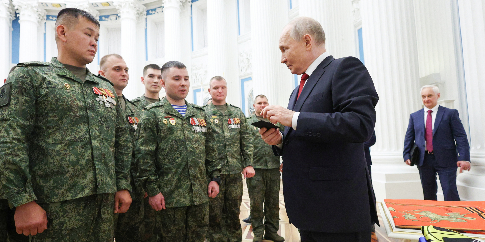 Vladimir Putin at a meeting with military personnel participating in Russia's war against Ukraine, Kremlin, June 12, 2026 (Photo: Sputnik/Vyacheslav Prokofyev/Pool via REUTERS)
